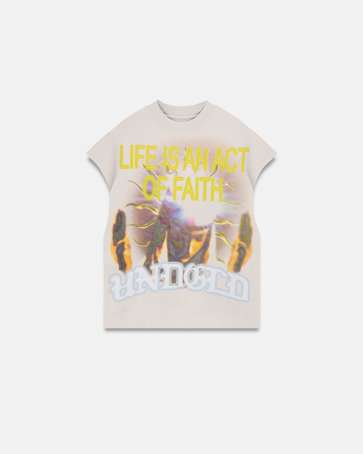 Act 1 Essence Sleeveless Tshirt Cream