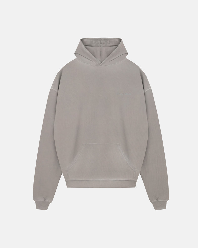 Line Logo Hoodie Washed Gray