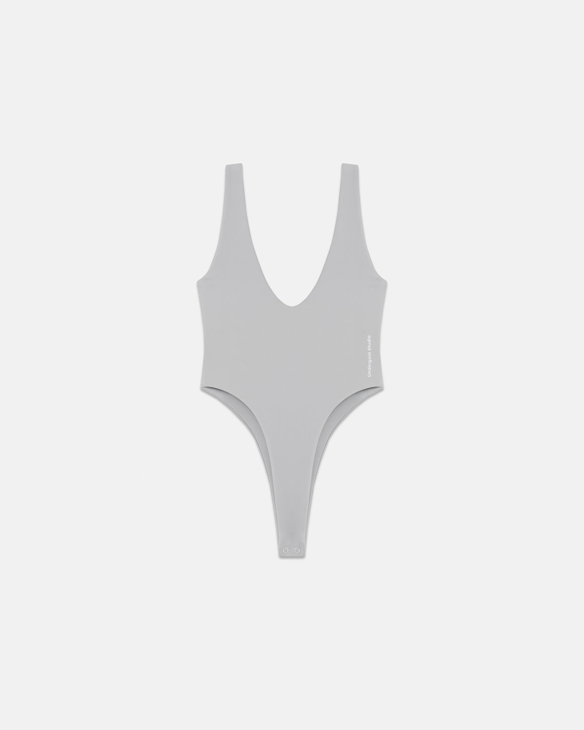 Line Basic V Neck Body Gray