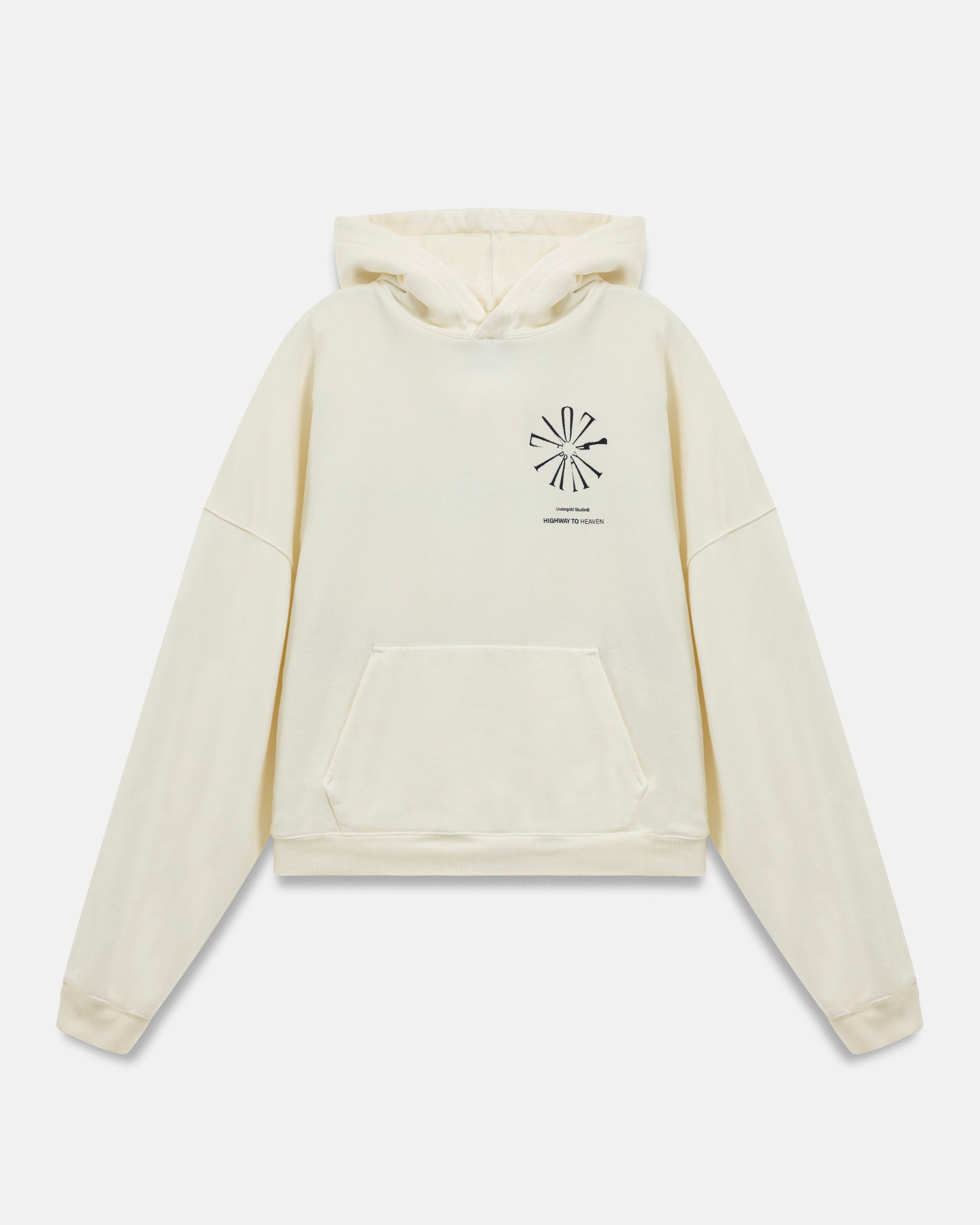 Spring Pray 4 Love Boxy Fit Hoodie White