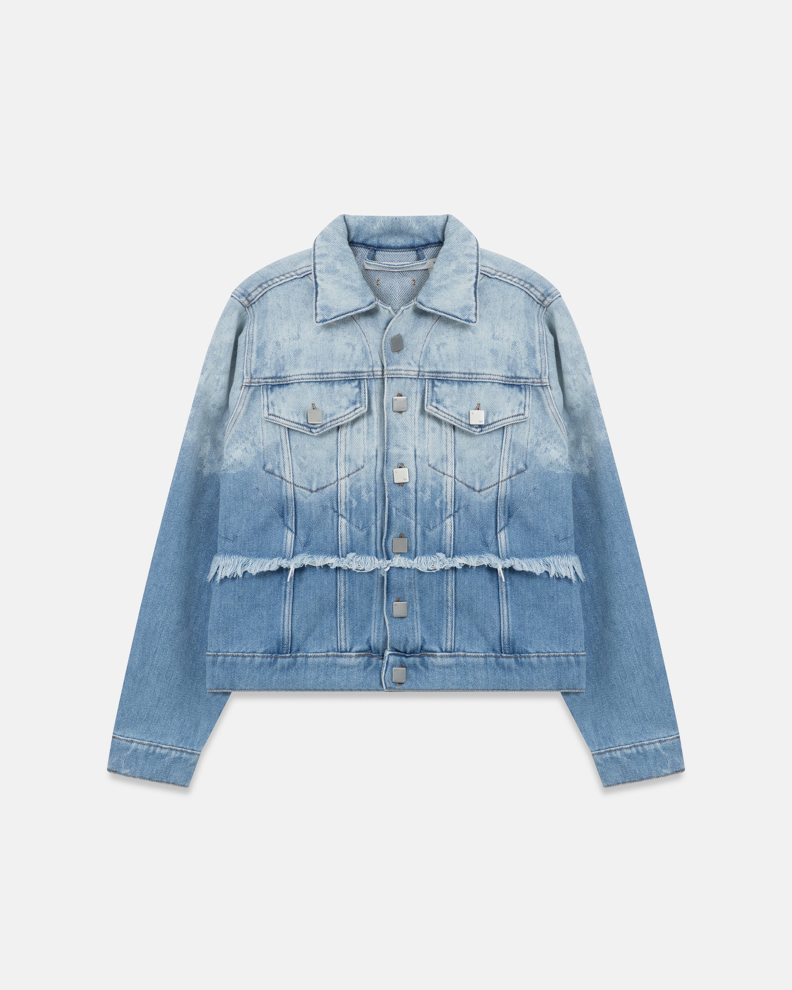 Holy State UNDRGLD Double Destroyed Jacket Blue