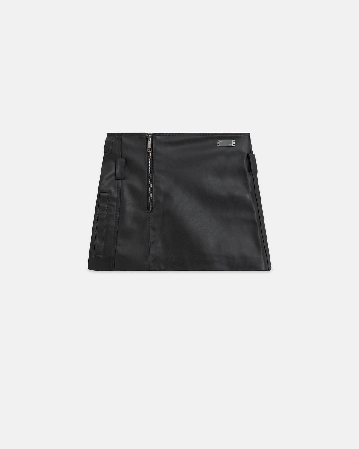 Basics Undergold Studio Pleather Mini Skirt Black