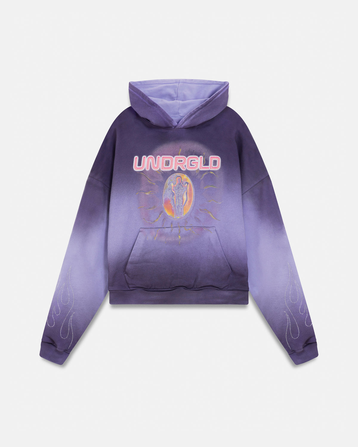 W Act 1 Radiant Boxy Fit Hoodie Faded Purple