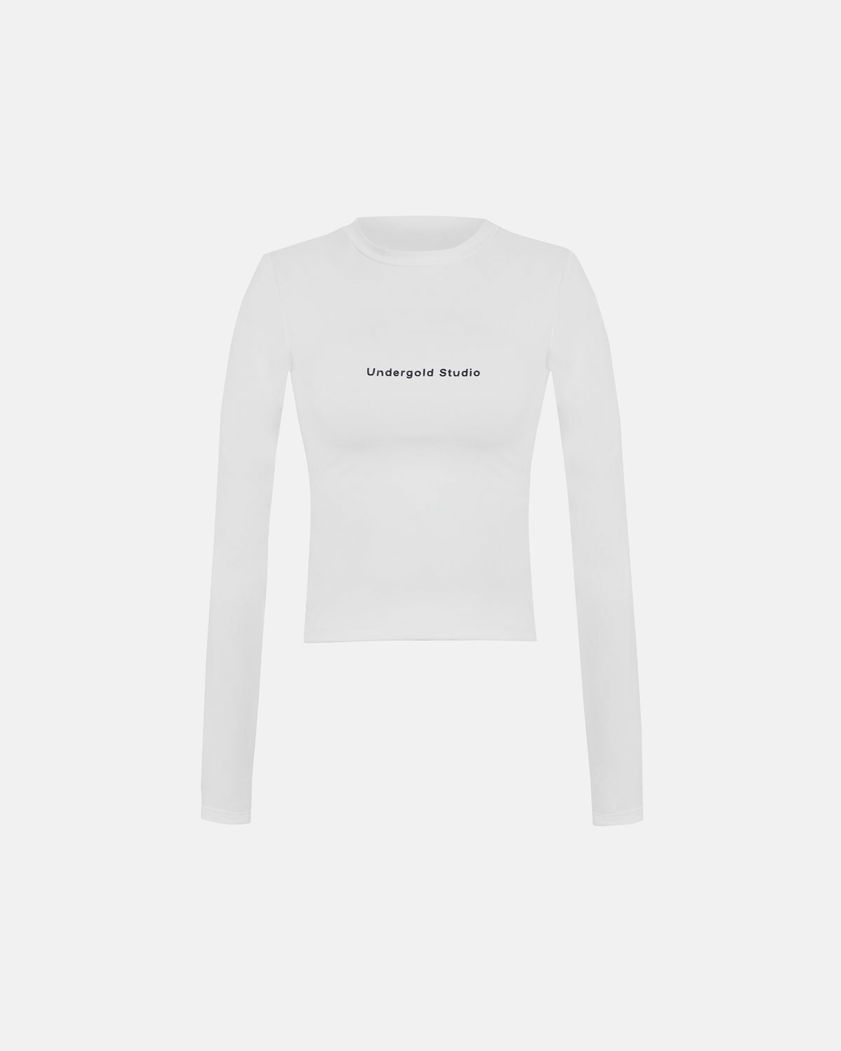 W Basics Undergold Studio Ultra Slim Long Sleeve Tee White