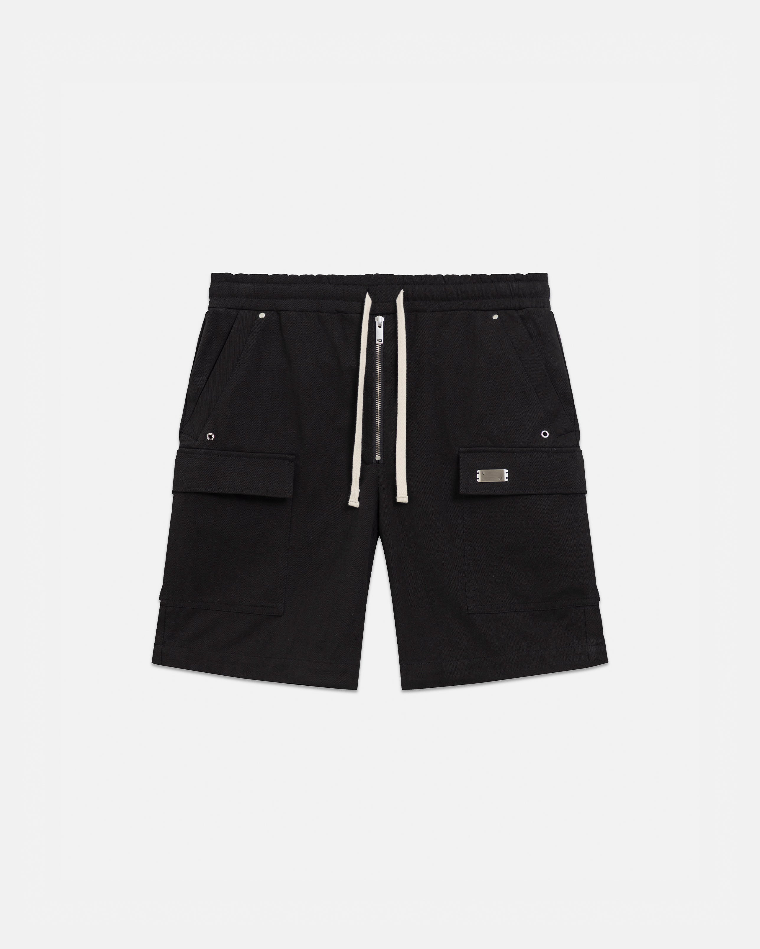 Basics Utility Zippered Shorts Black