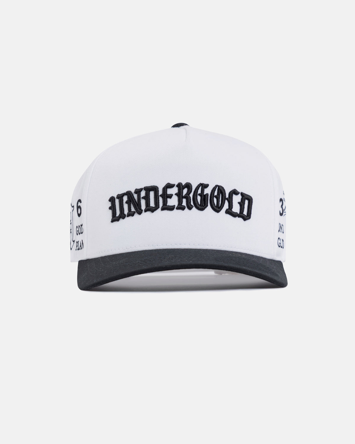 Basics God's Plan High Crown Cap White / Black