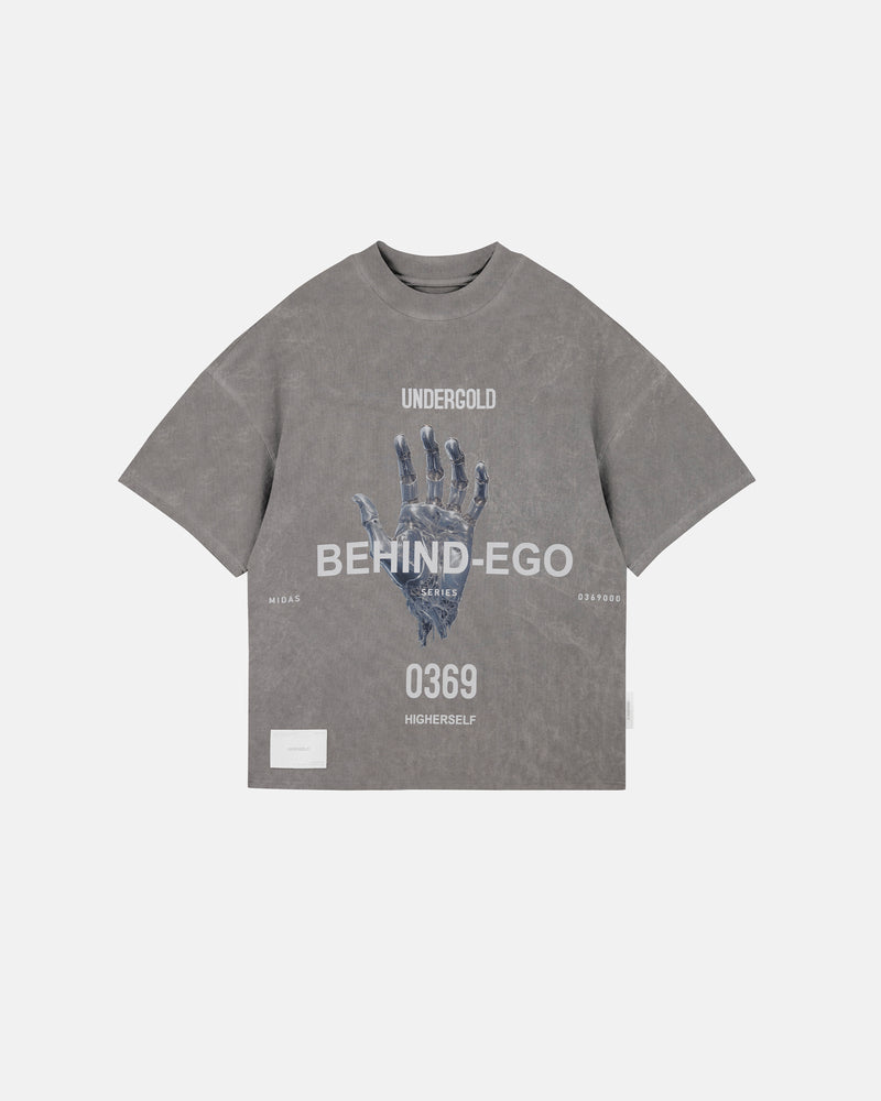 Transfiguration Hand Boxy Tshirt Washed Gray