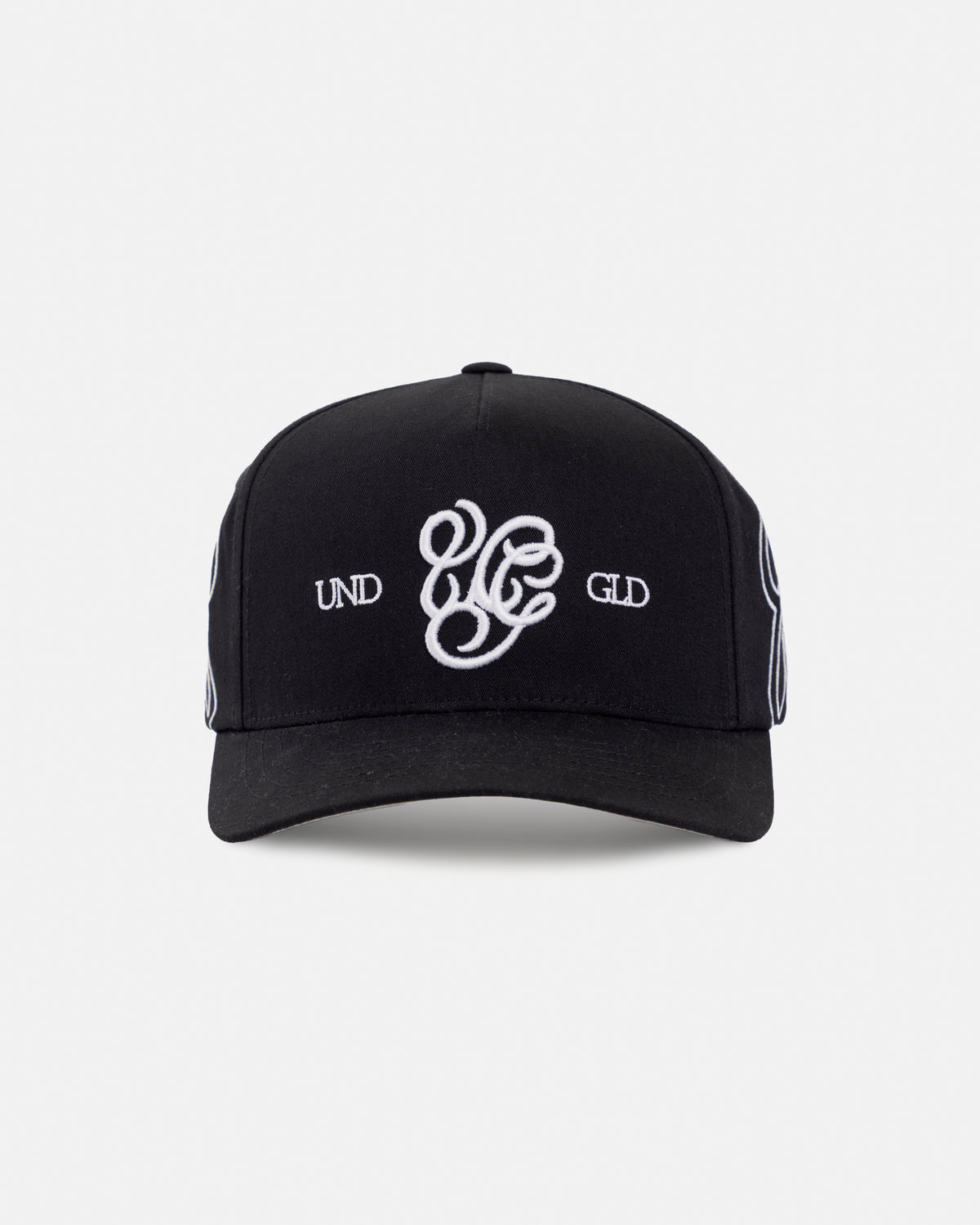 Basics UG Monogram High Crown Cap Black
