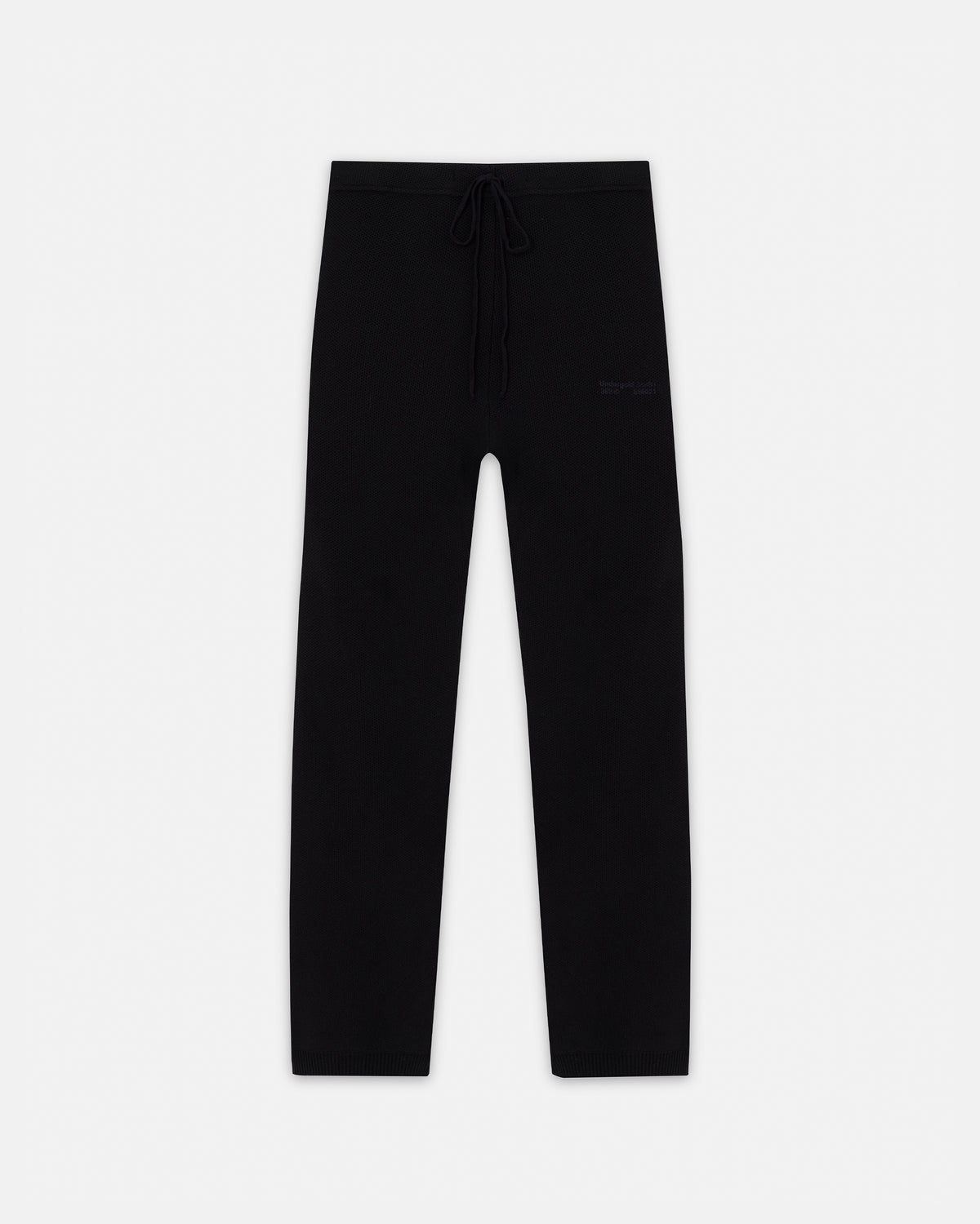 W Holy State Undergold Studio Knit Straightpants Black