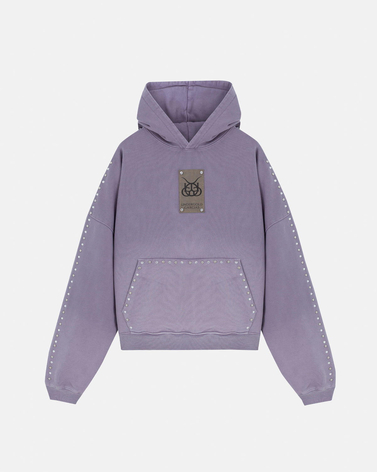 Santa Unión Basic  Boxy Hoodie Purple