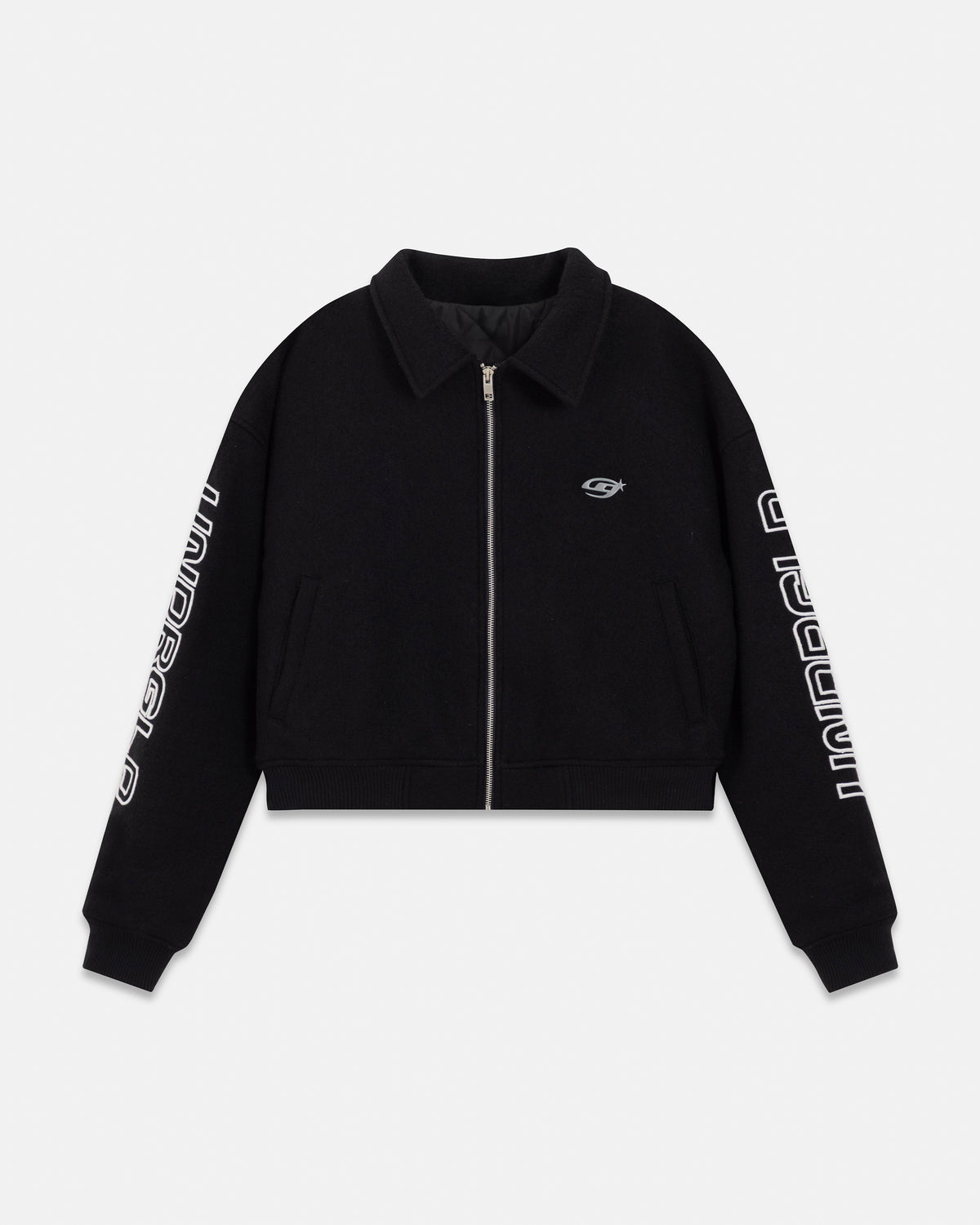 Act 1 Neon Bomber Jacket Black