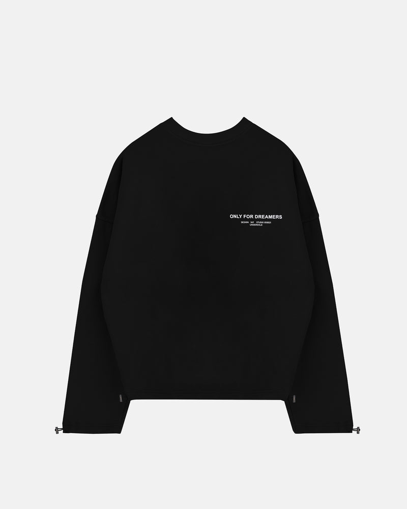 Sanctus Basic Crewneck Black