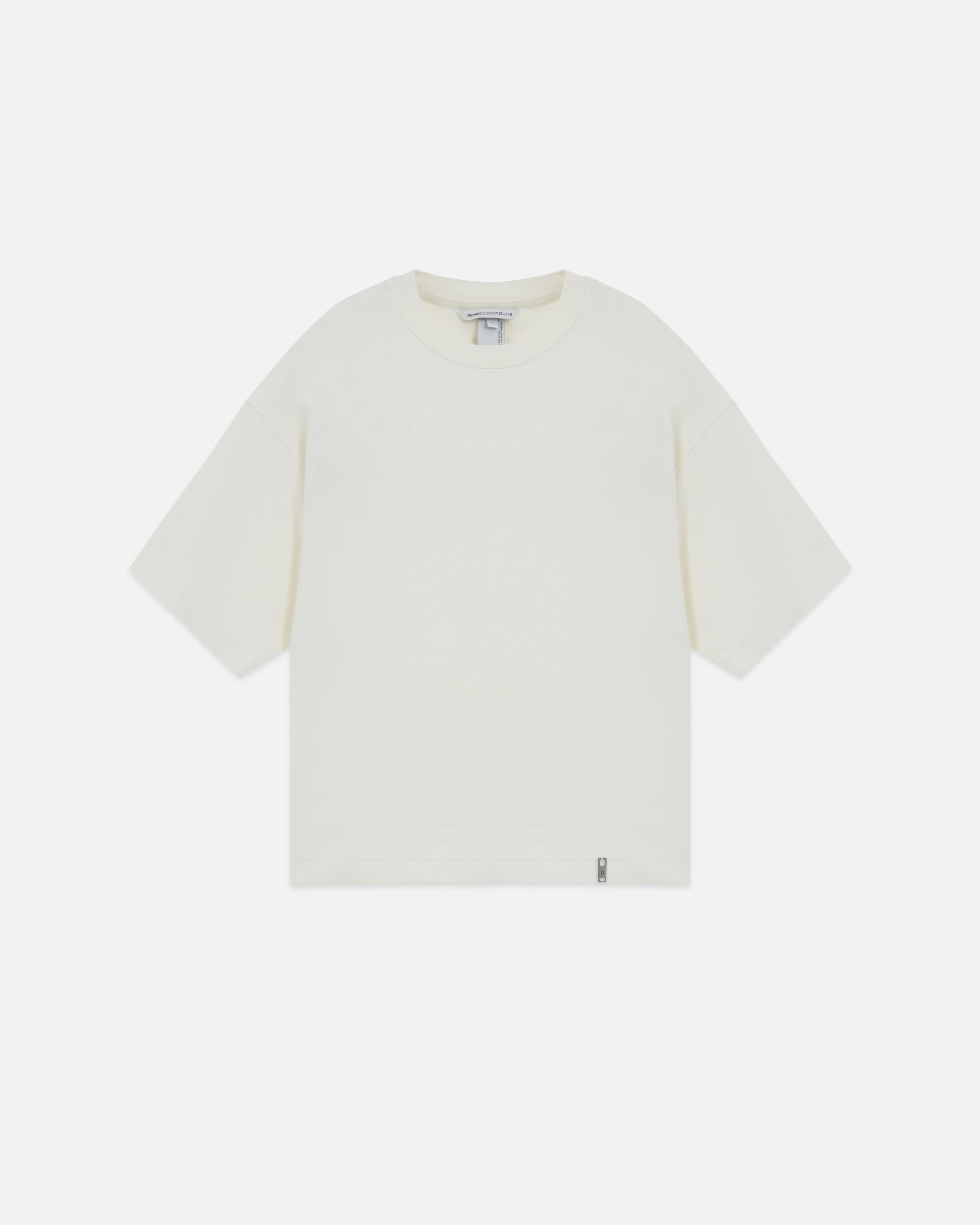 Blanks Boxy Fit Tshirt Cream