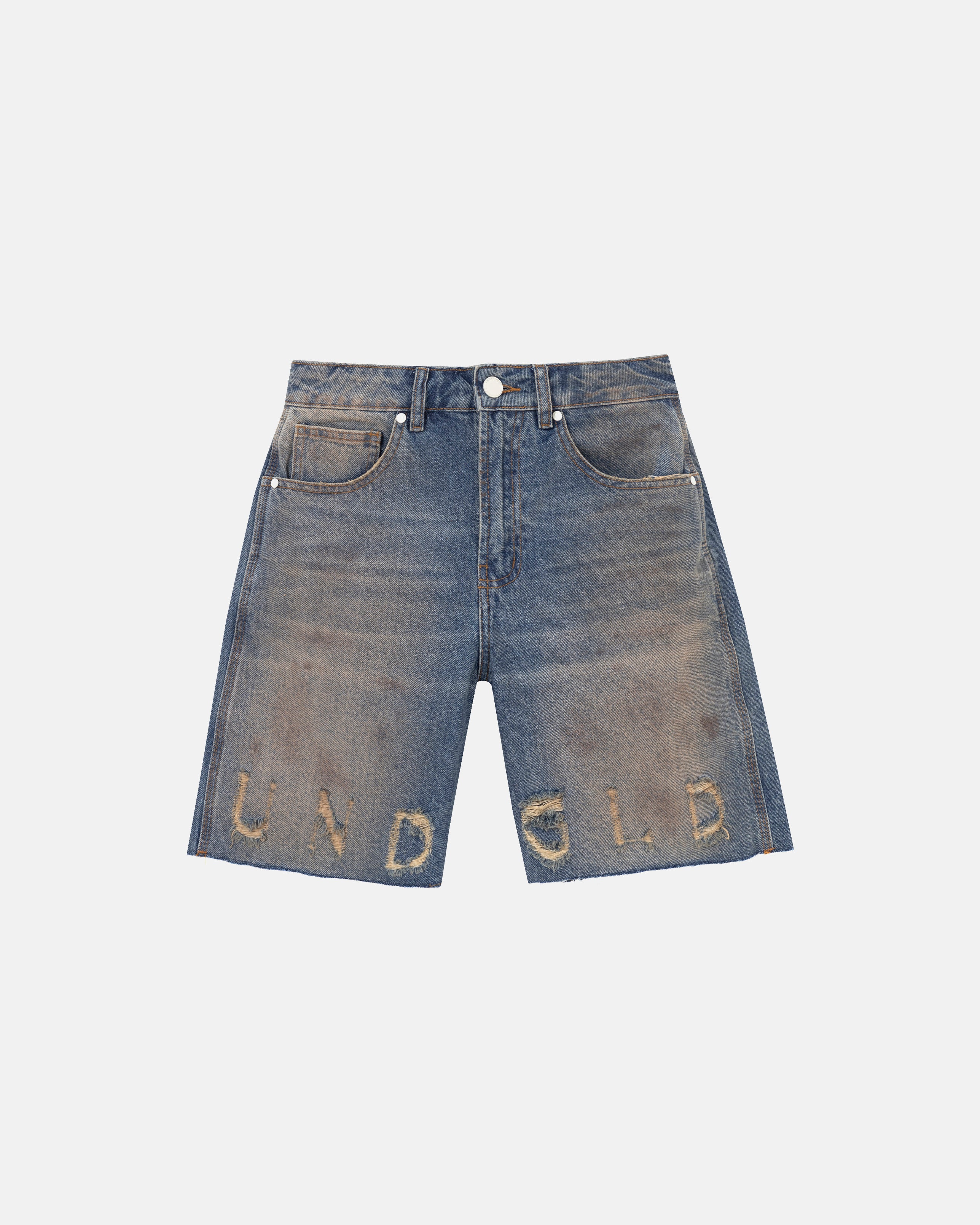 W Stardust Undgld Studio Denim Shorts Mechanic Blue