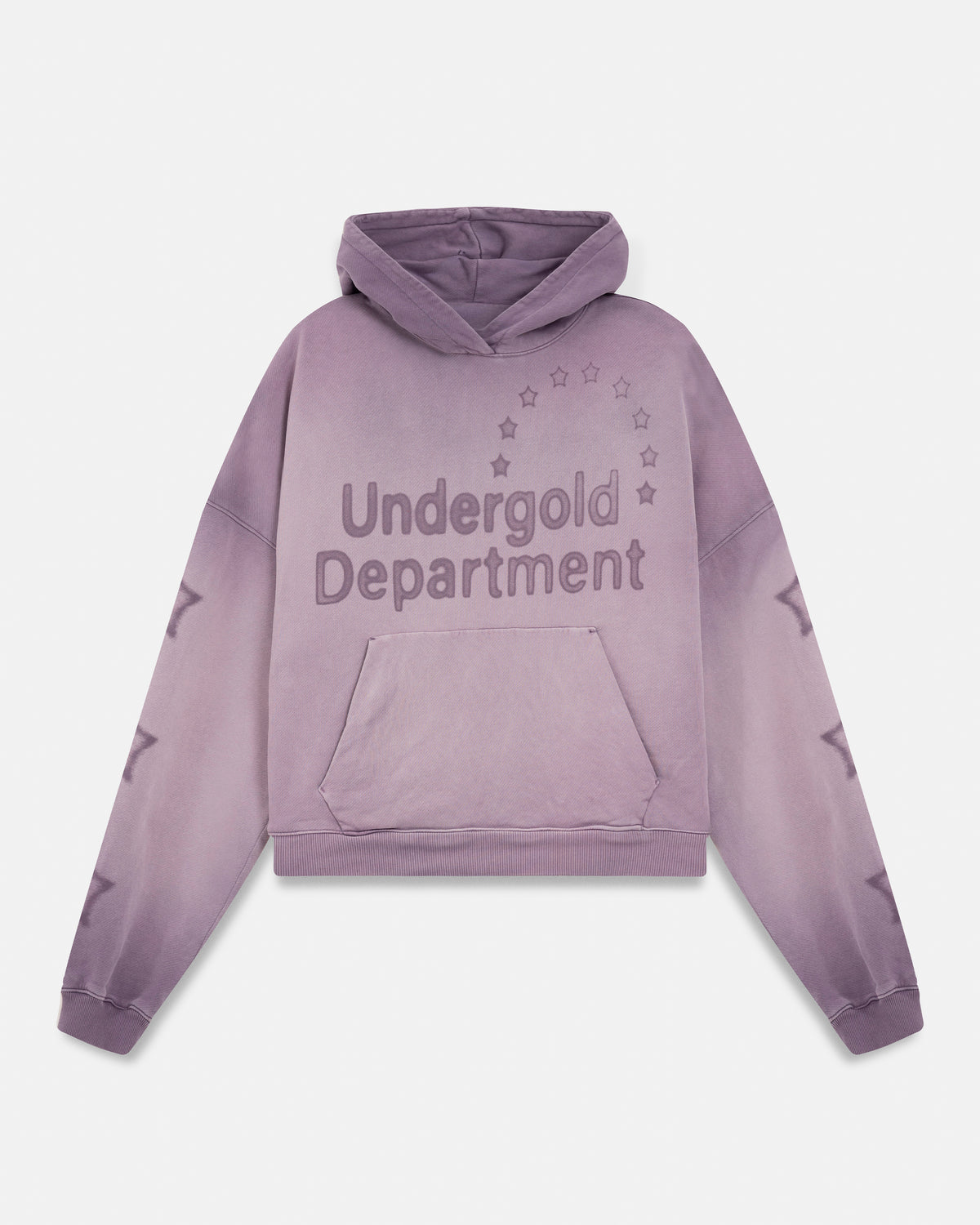 Pilgrimage Undergold Department Boxy Fit Hoodie Burn Lilac