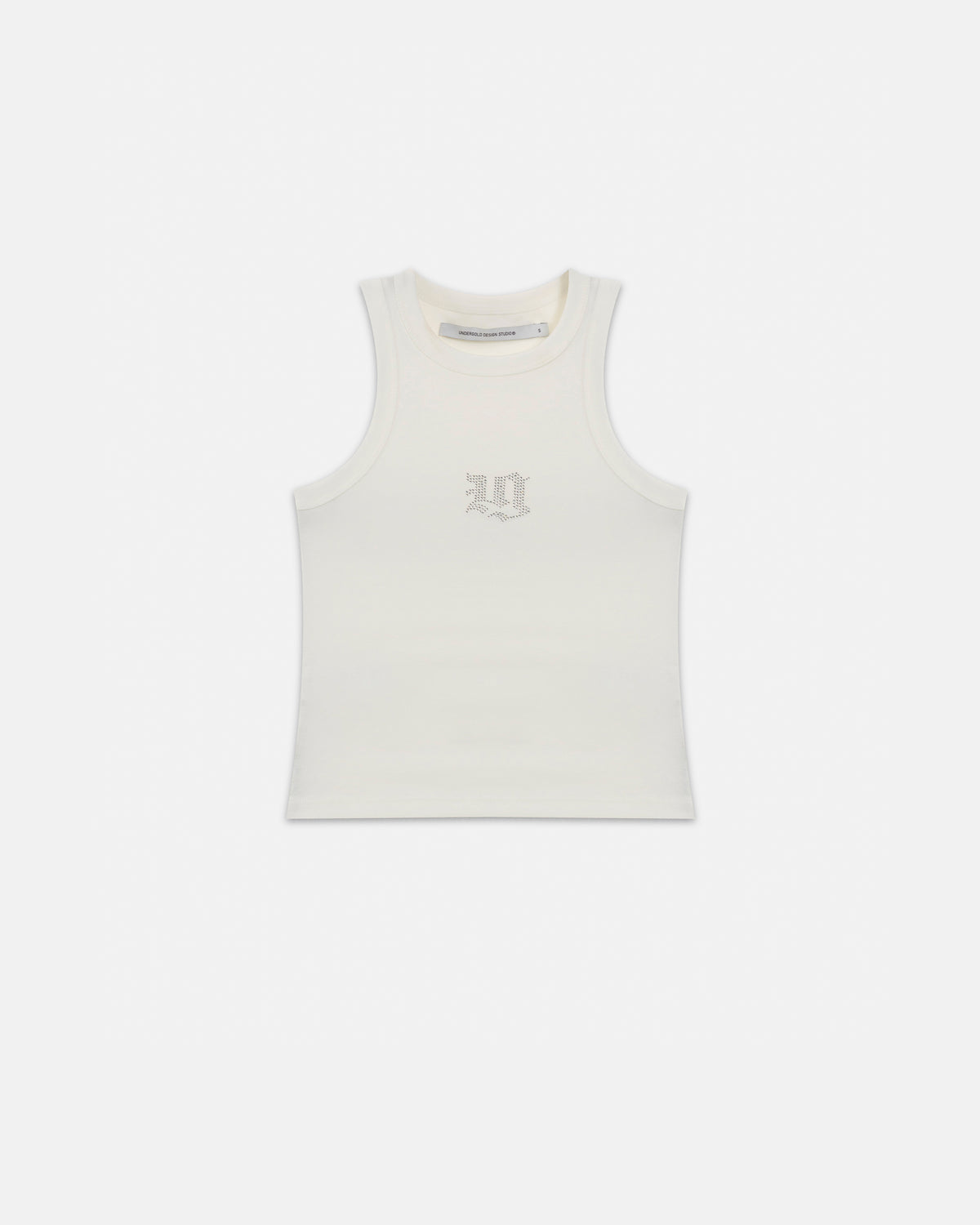 94' Gothic U Halter Tank Top White