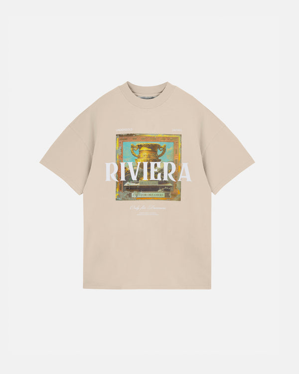 Riviera Trophie T-shirt Cream