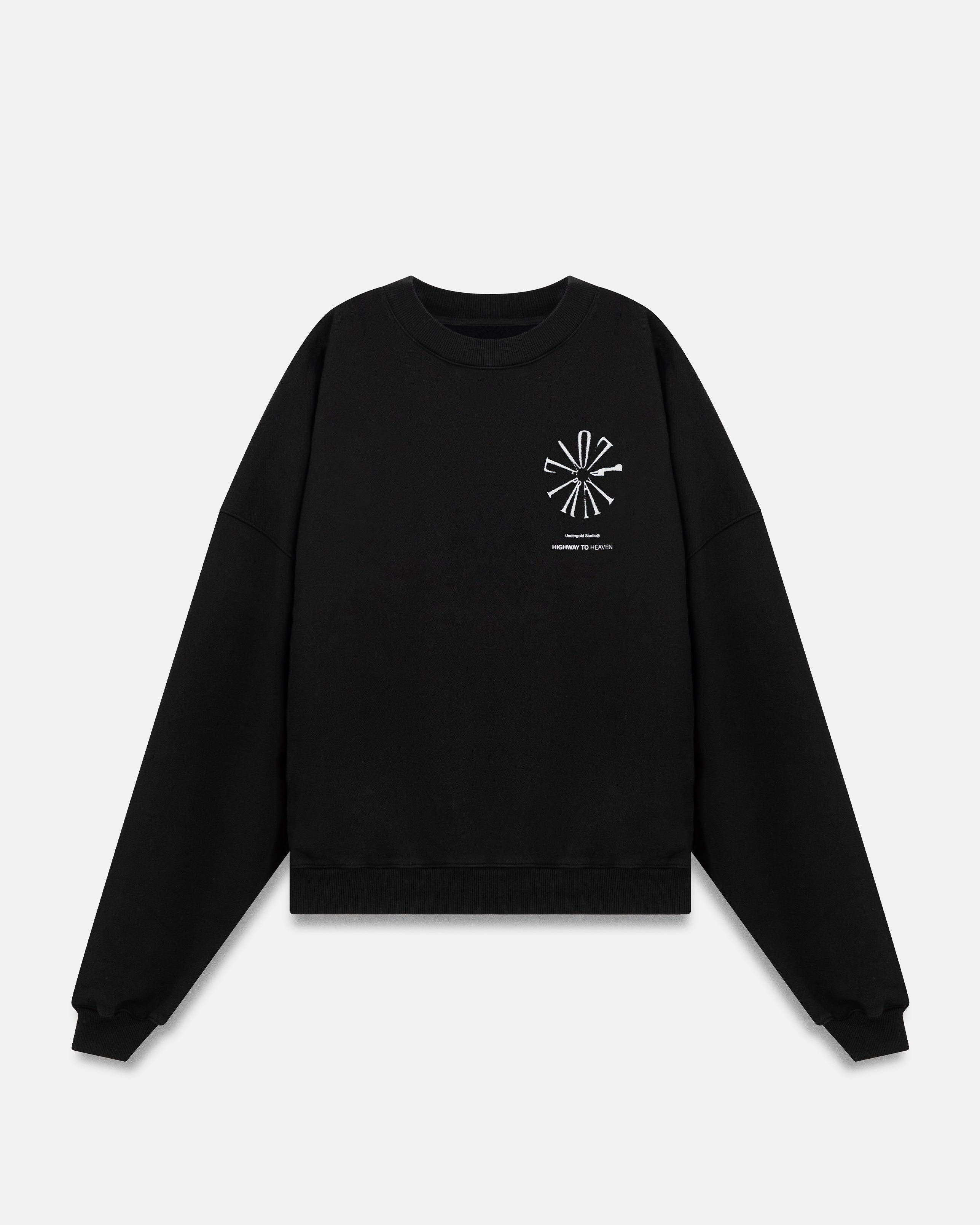 Spring Pray 4 Love Boxy Fit Crewneck Black