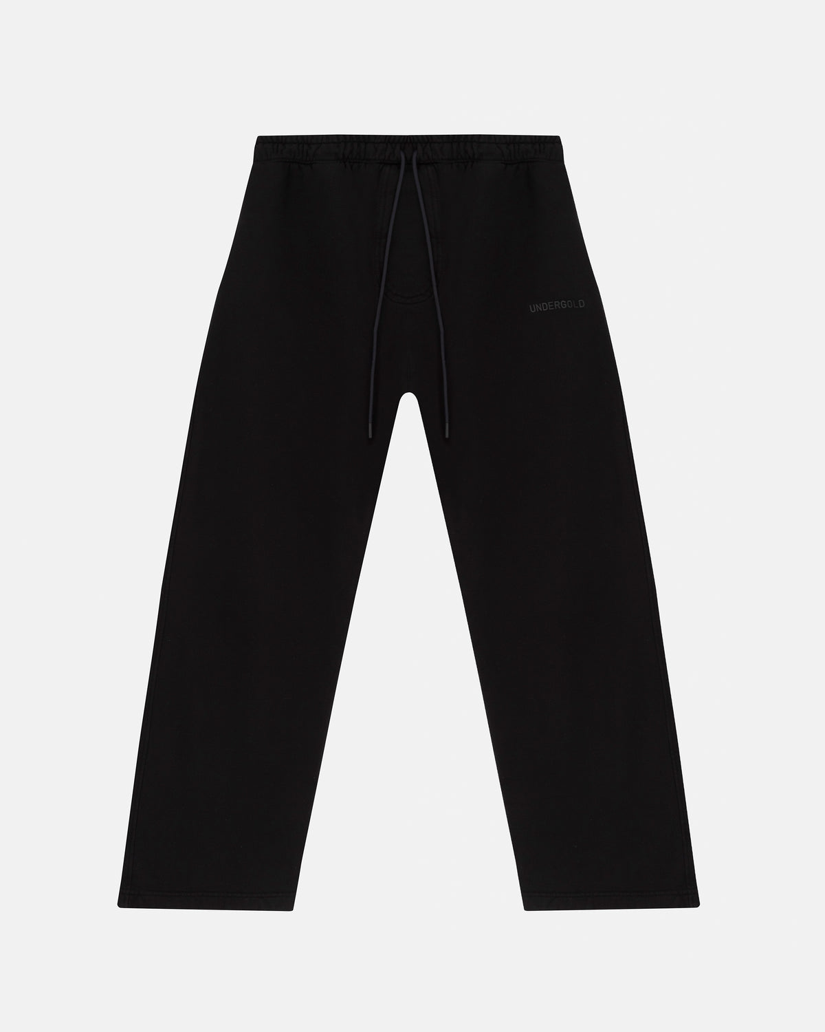 Line Logo Straightpants Black