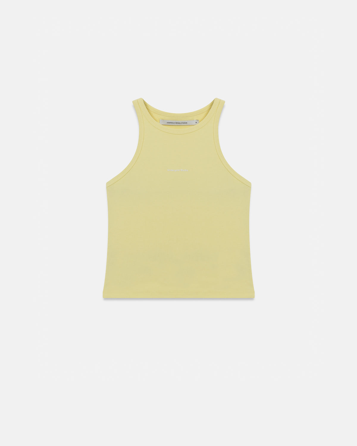 W Holy State 94 Halter Tank Top Yellow