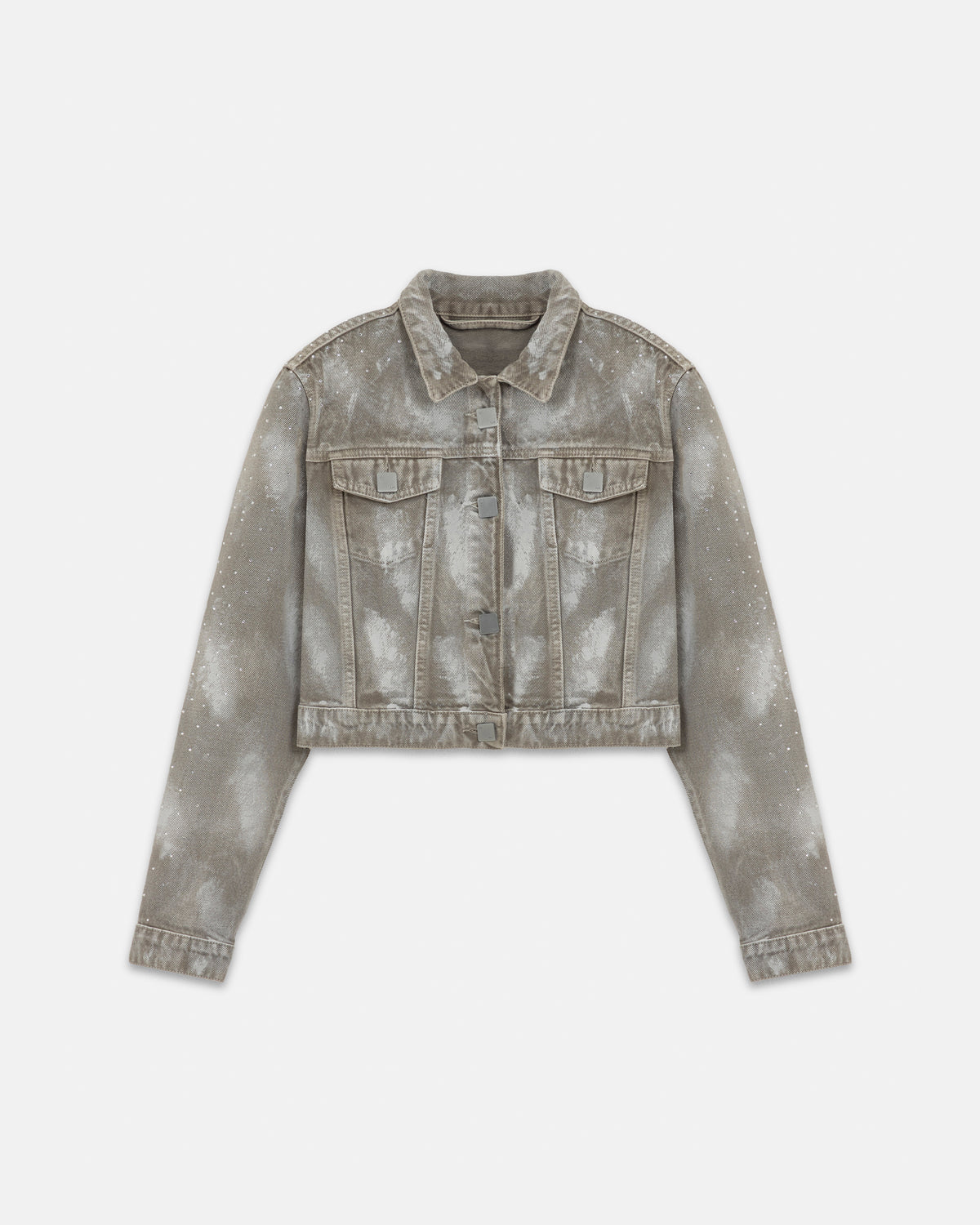 W 94' Worn Logo Jacket Smoke Gray