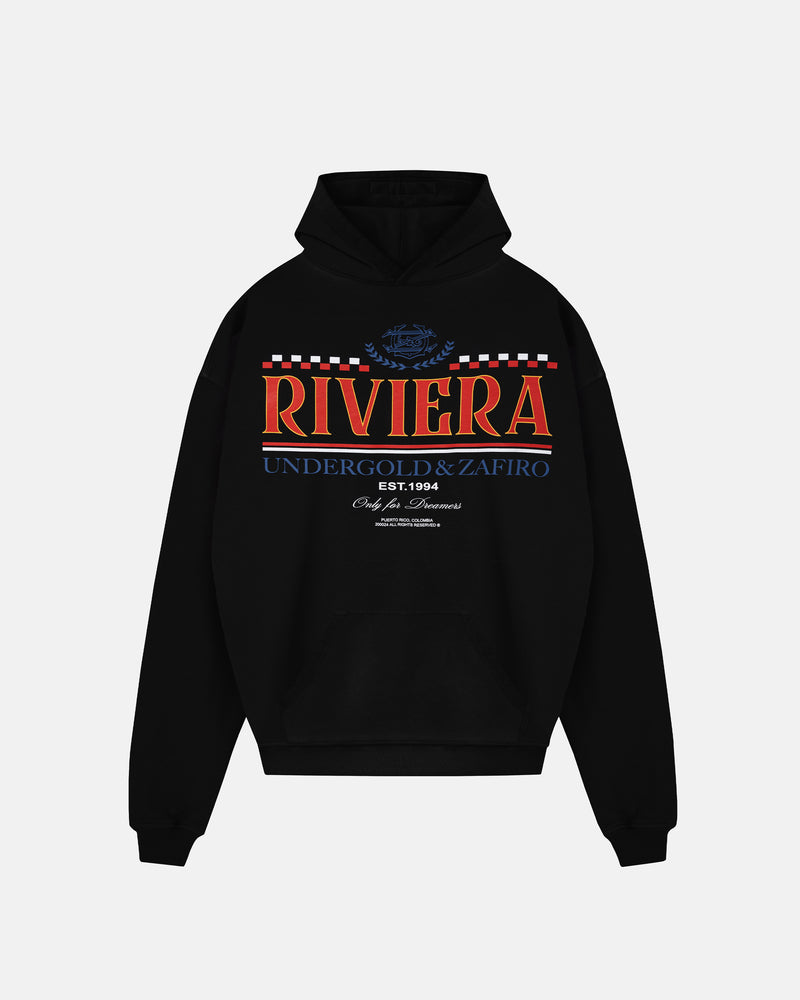 Riviera Racer Hoodie Black