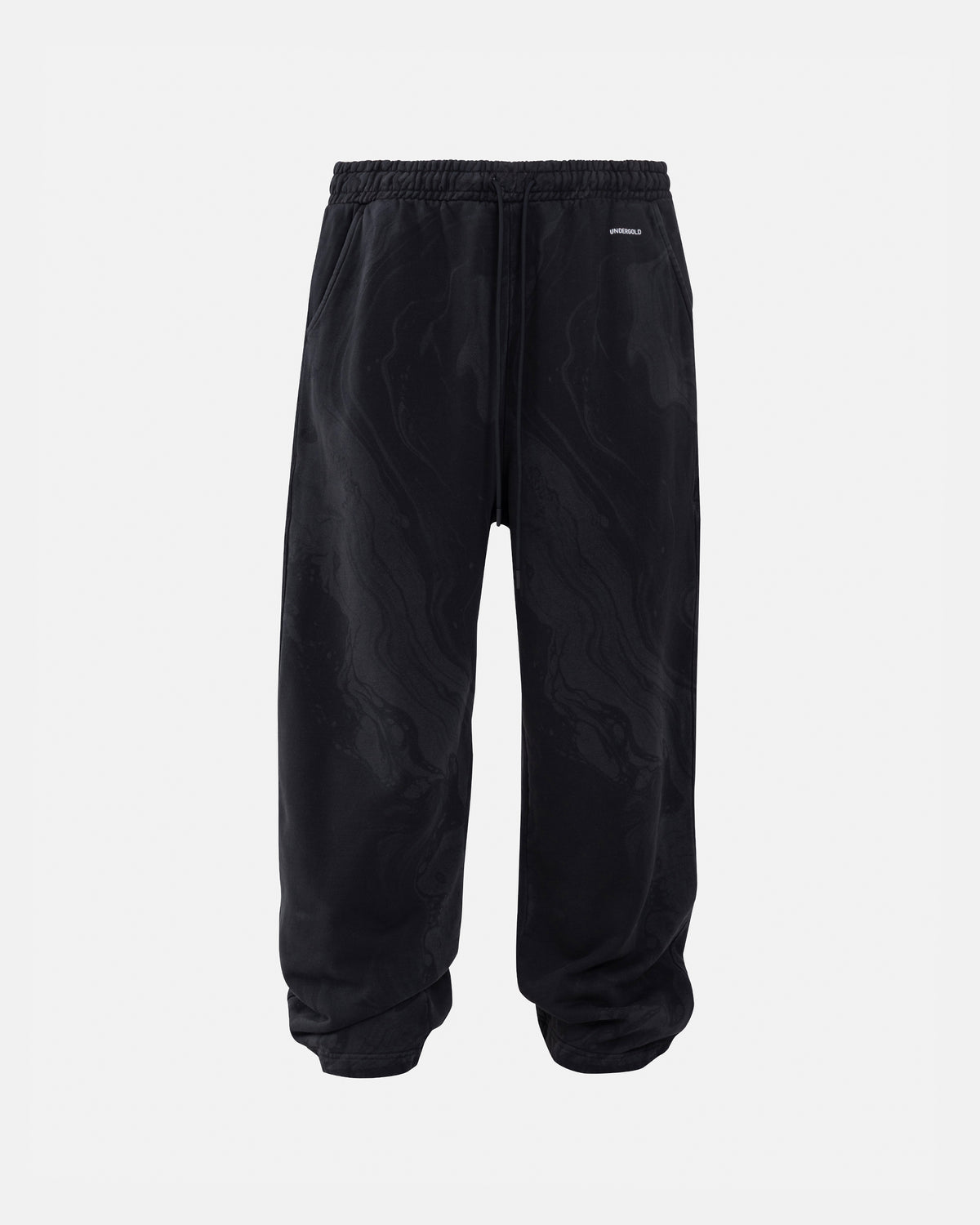 Basics UNDGLD Straight Pants Oiled Black
