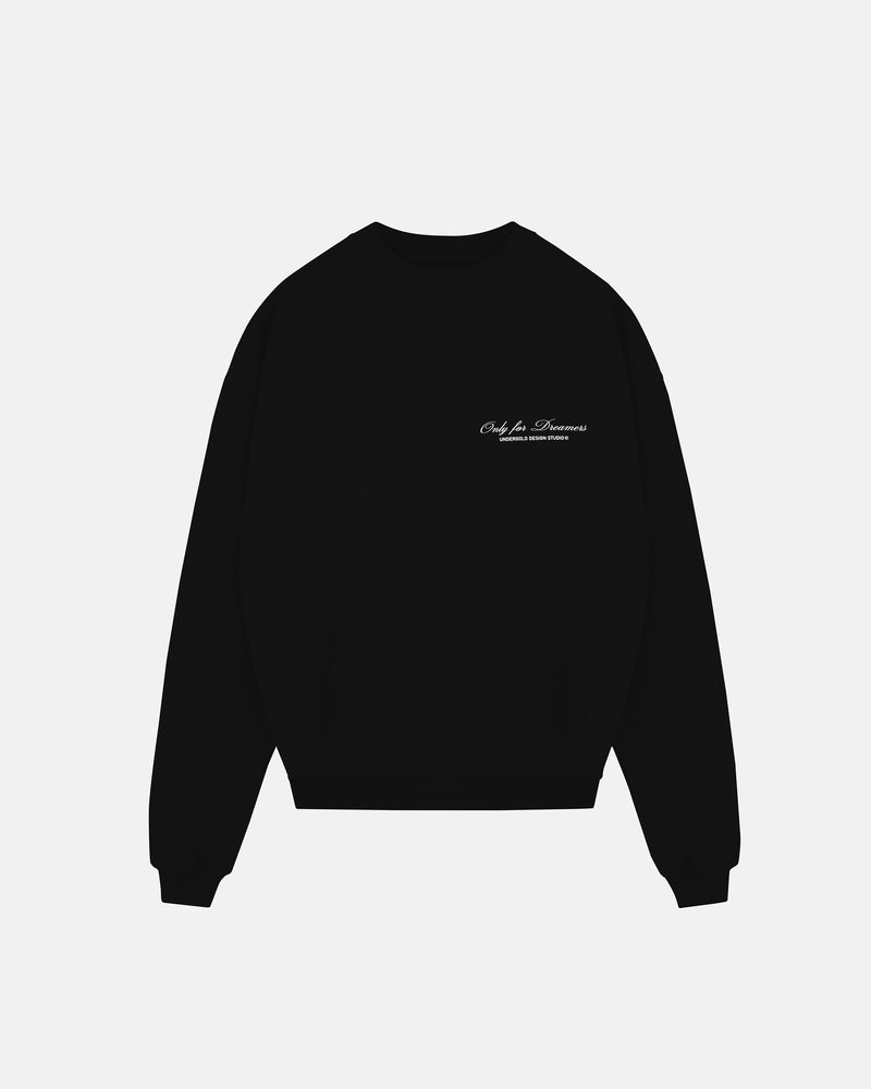 Dreamers Basic Crewneck Black