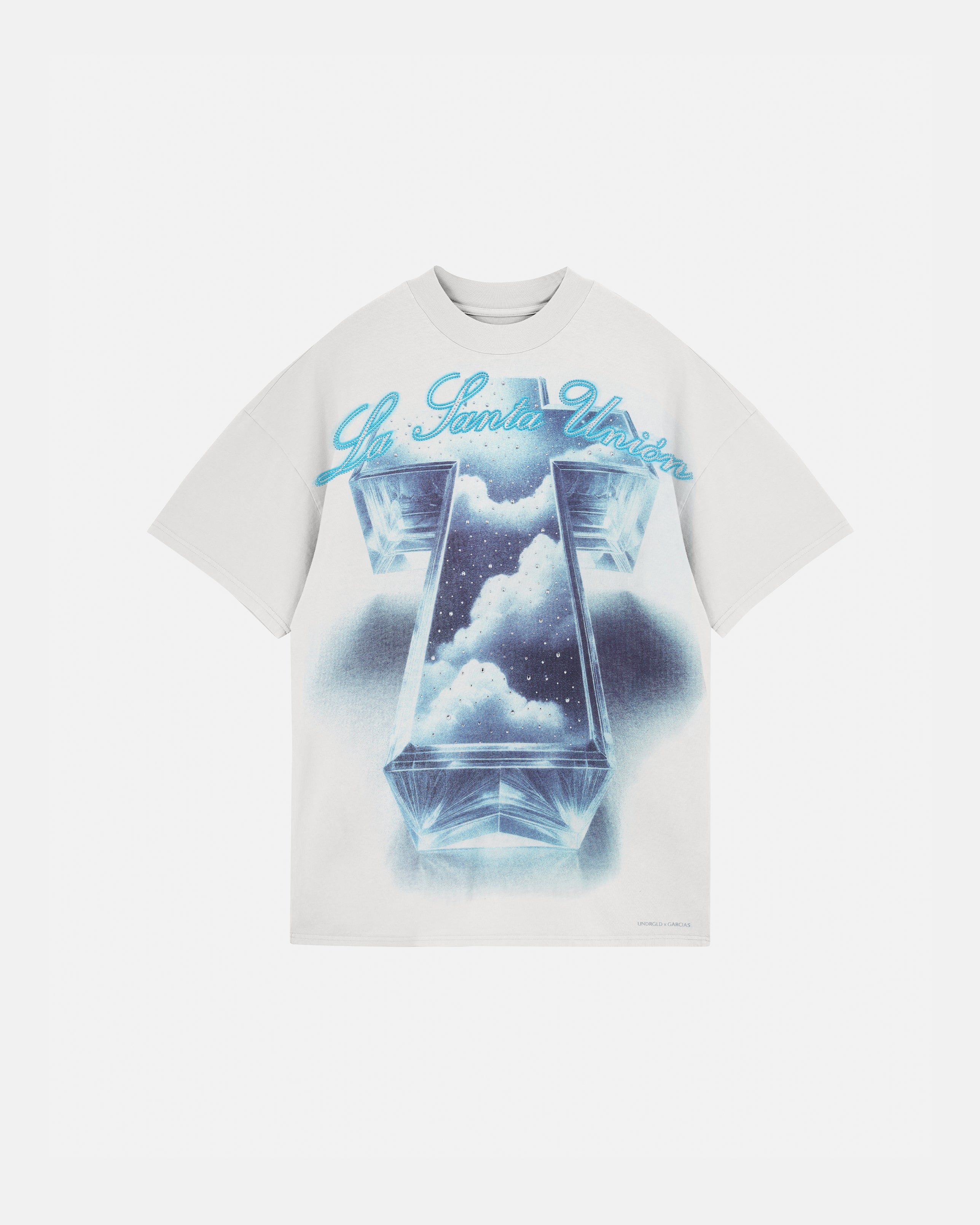 Santa Unión Cruz Tshirt White