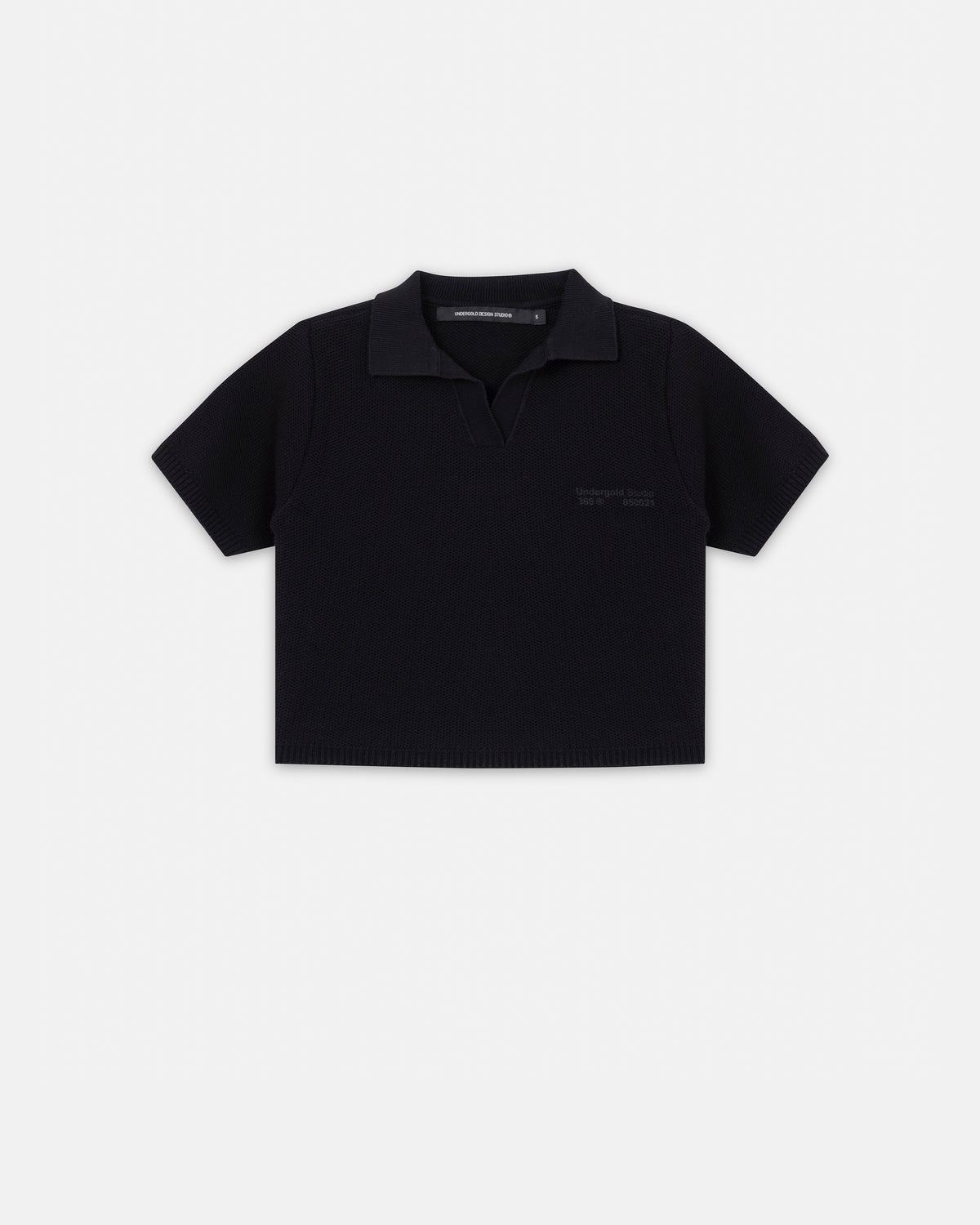 W Holy State Undergold Studio Polo Shirt Black