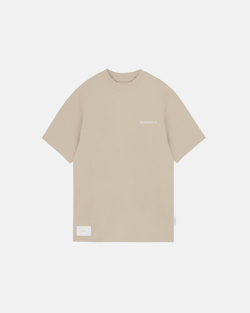 Basics Tiny Logo Regular Fit T-shirt Cream