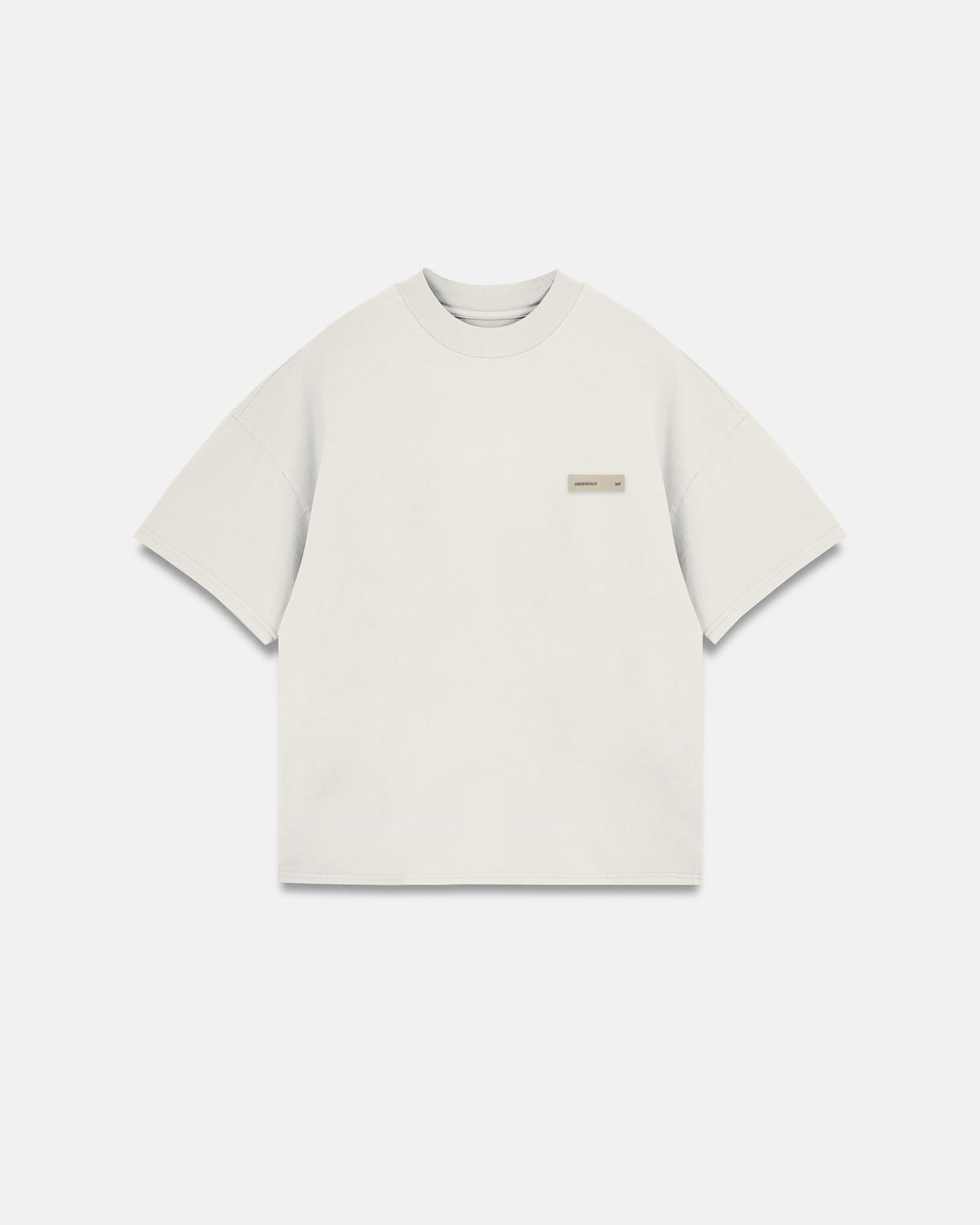 Line Basic Label Boxy Fit Tshirt White
