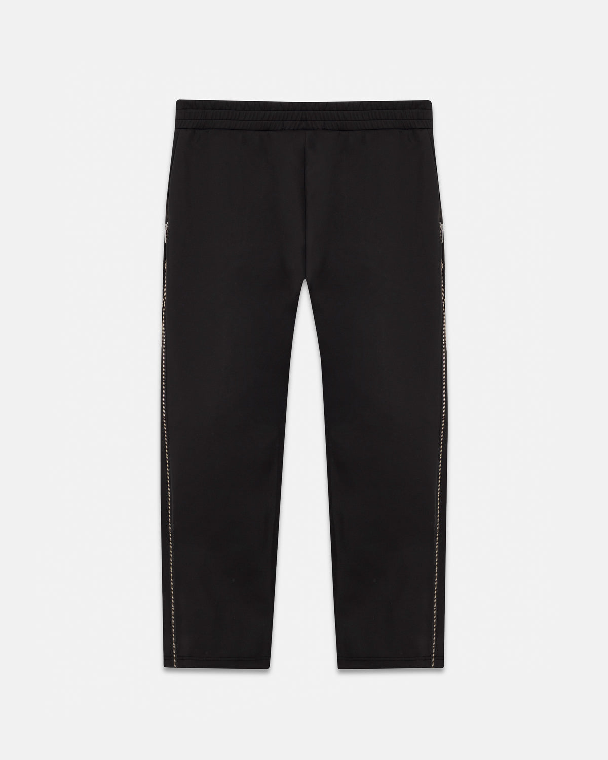 Basics Double Zipper Pants Black