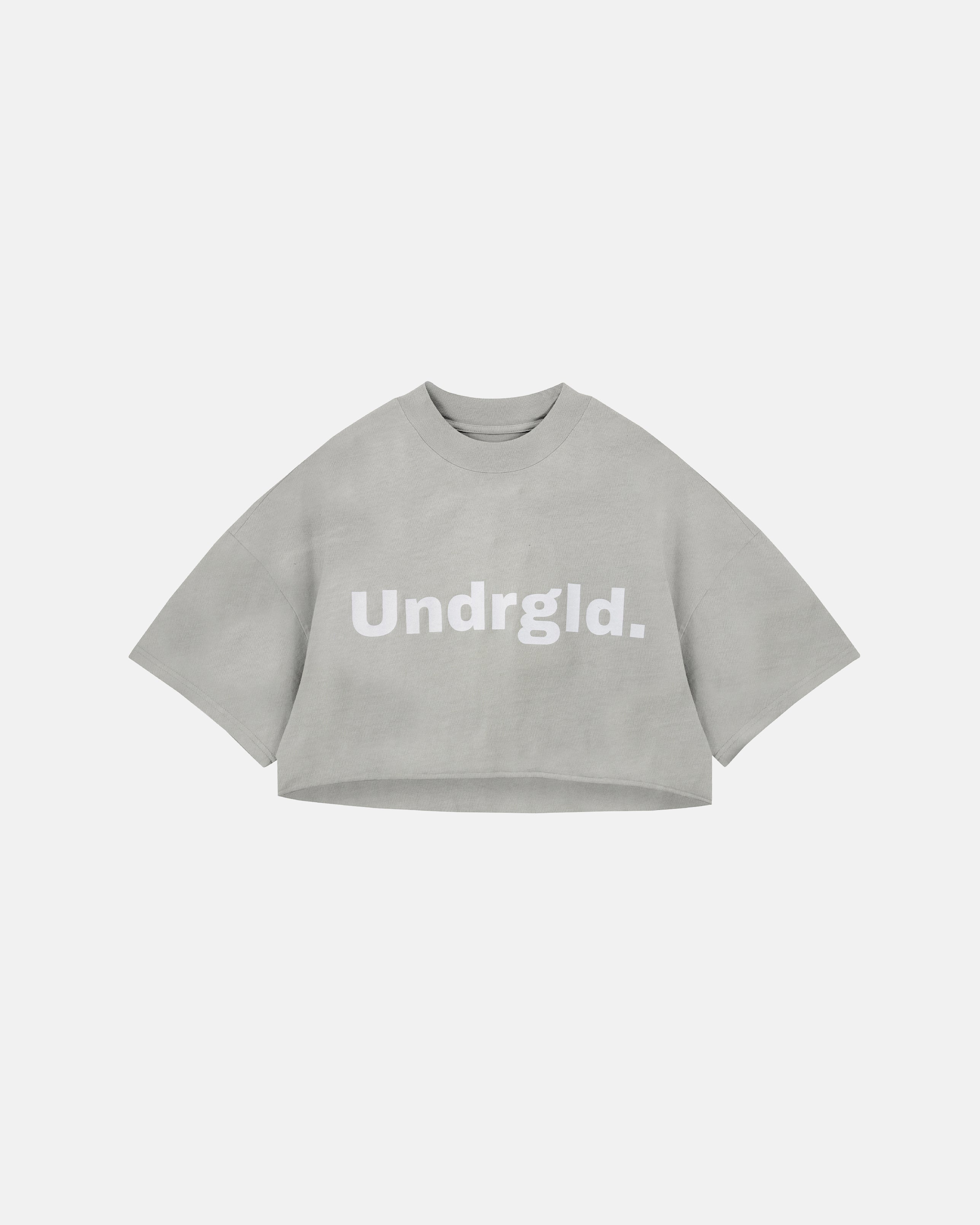 Golden Heritage Undrgld Crop Top Light Gray