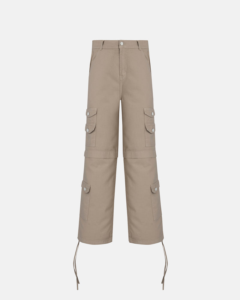 Basics UNDGLD Wide Cargo Pants Cream