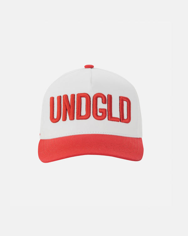 Transfiguration UNDGLD High Crown Cap Cream/Red