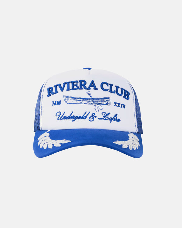 Riviera Club Trucker Cap Blue/White