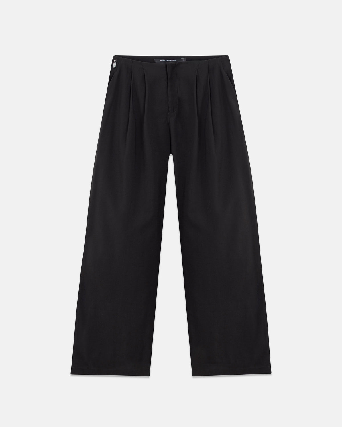 W Line Basic Wide Trousers Black