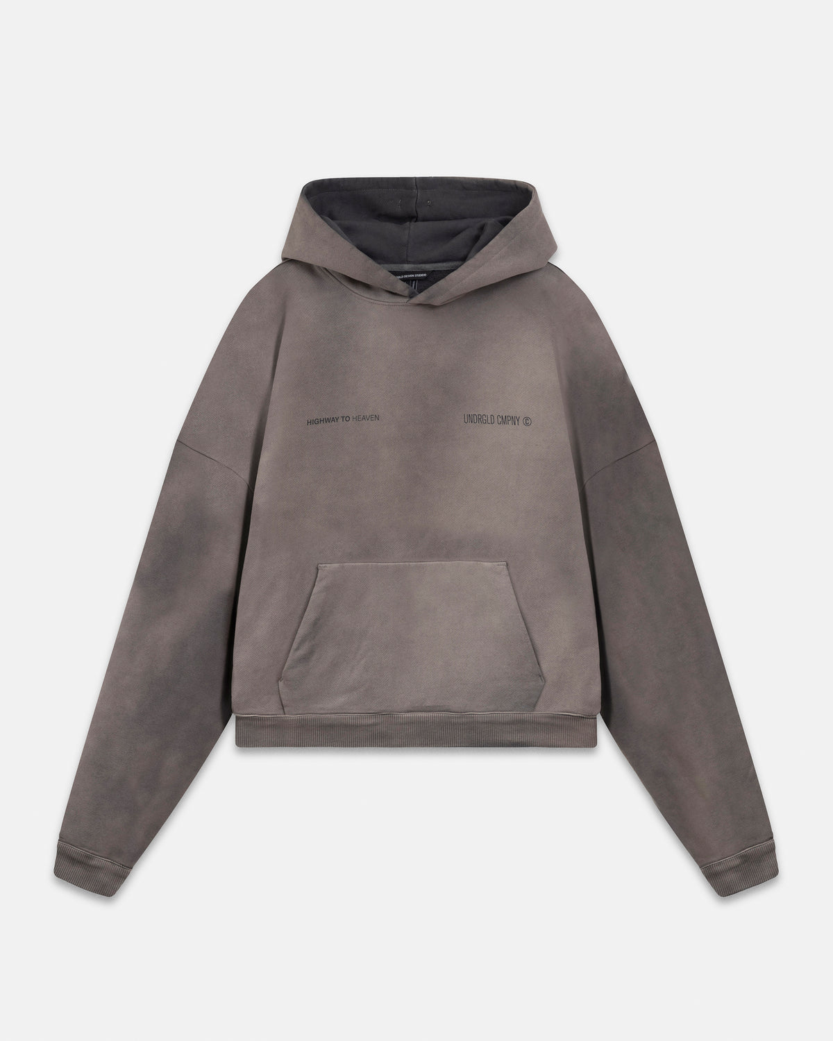 Spring Code Boxy Fit Hoodie Vintage Gray