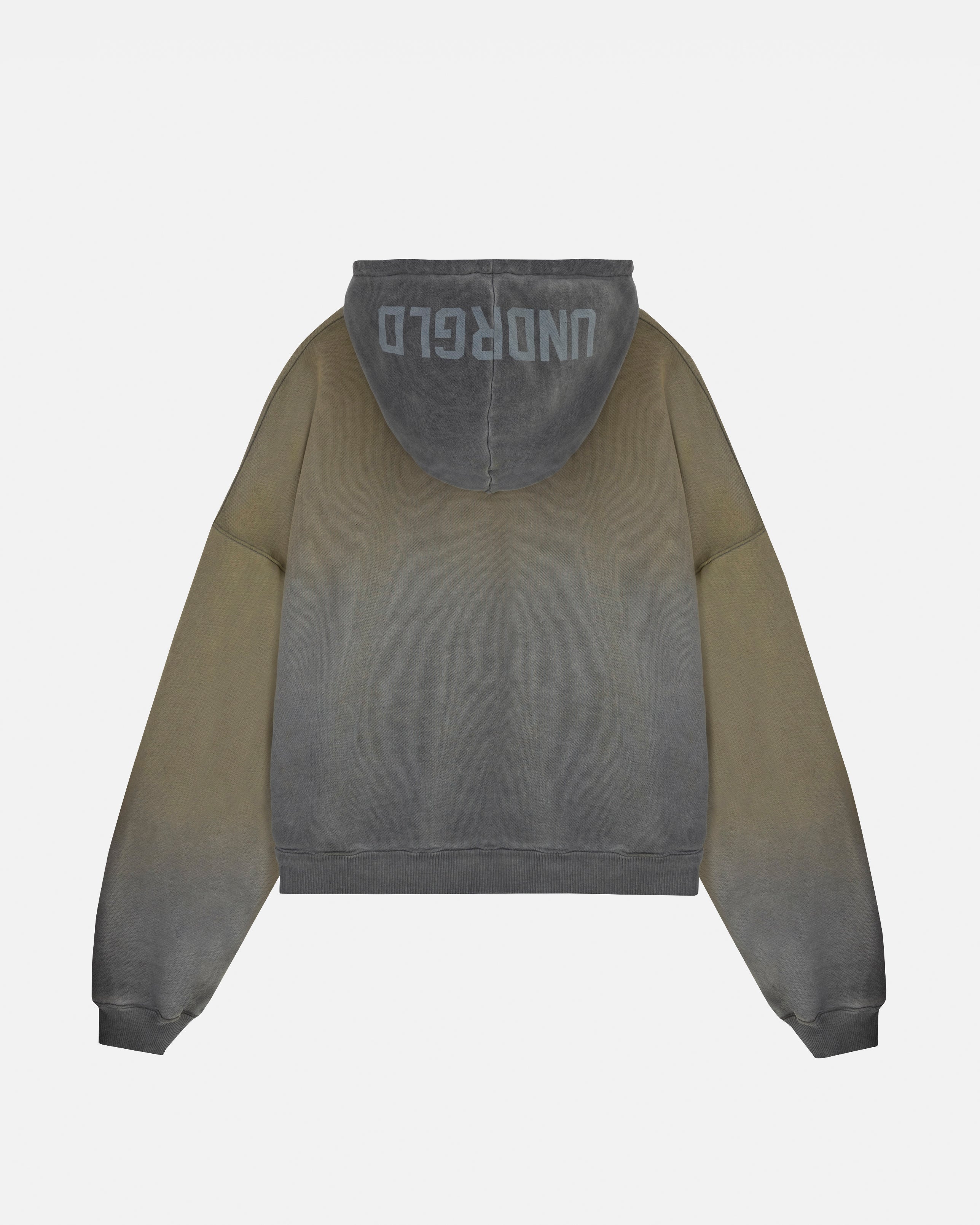 Echoes UNDRGLD Boxy Fit Hoodie Faded Olive