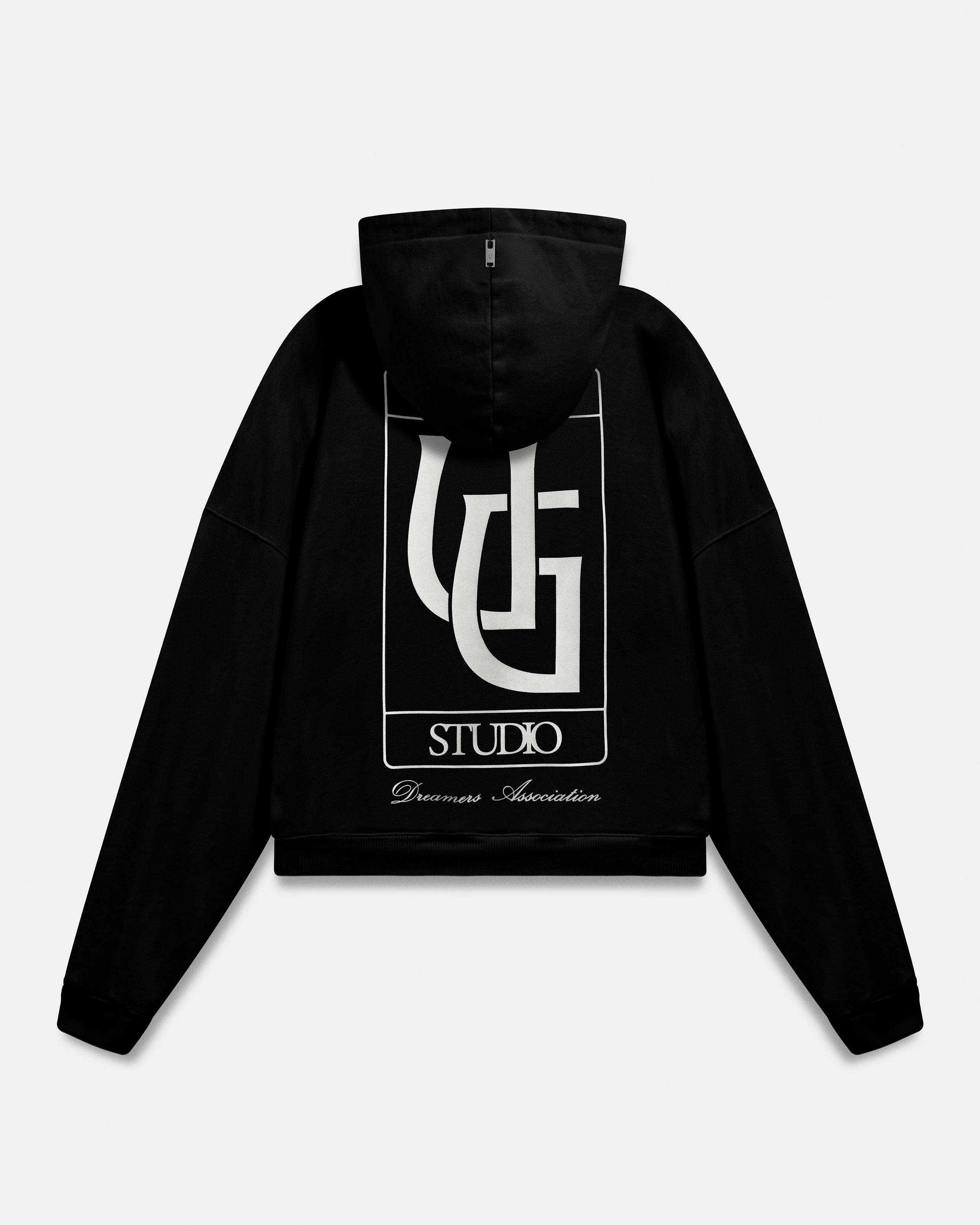 Line UG Frame Boxy Fit Hoodie Black