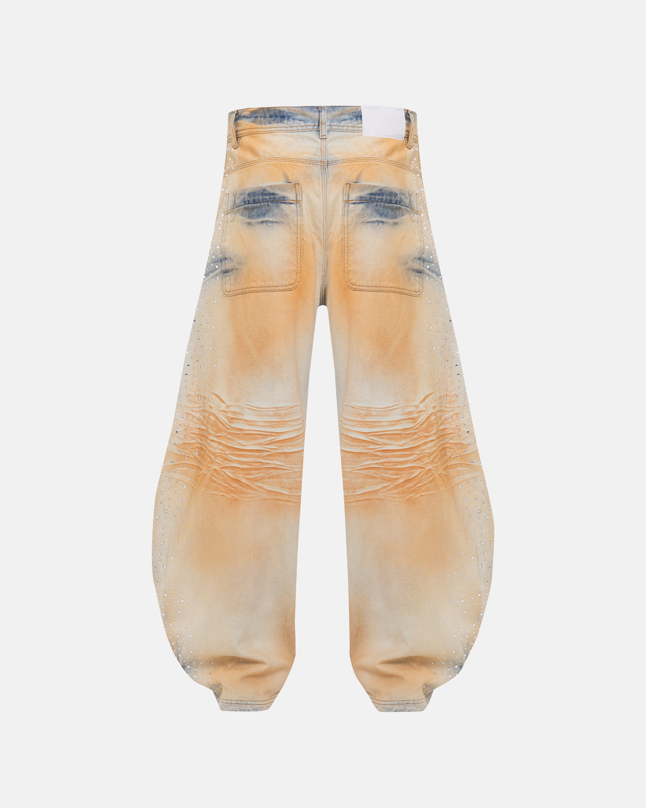 Golden Heritage Pearled Barrel Jeans Oasis Blue