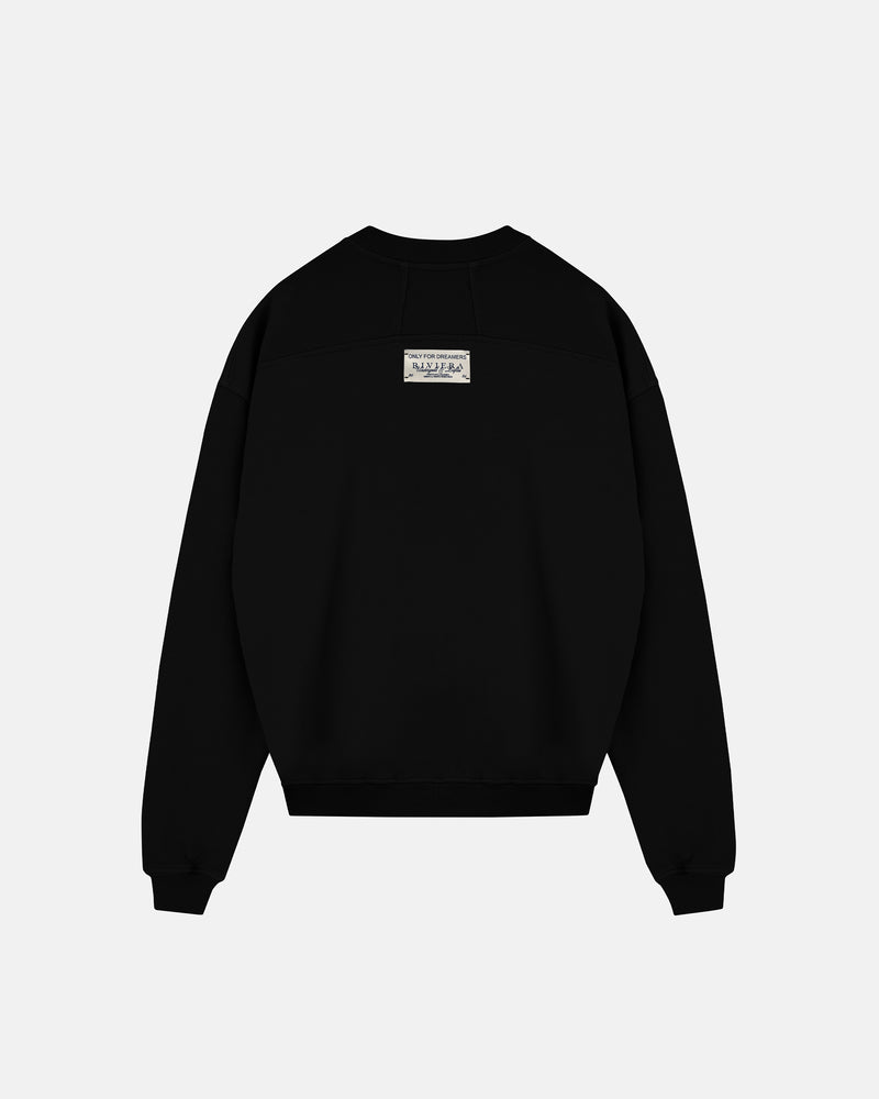 Riviera Rope Crewneck Black