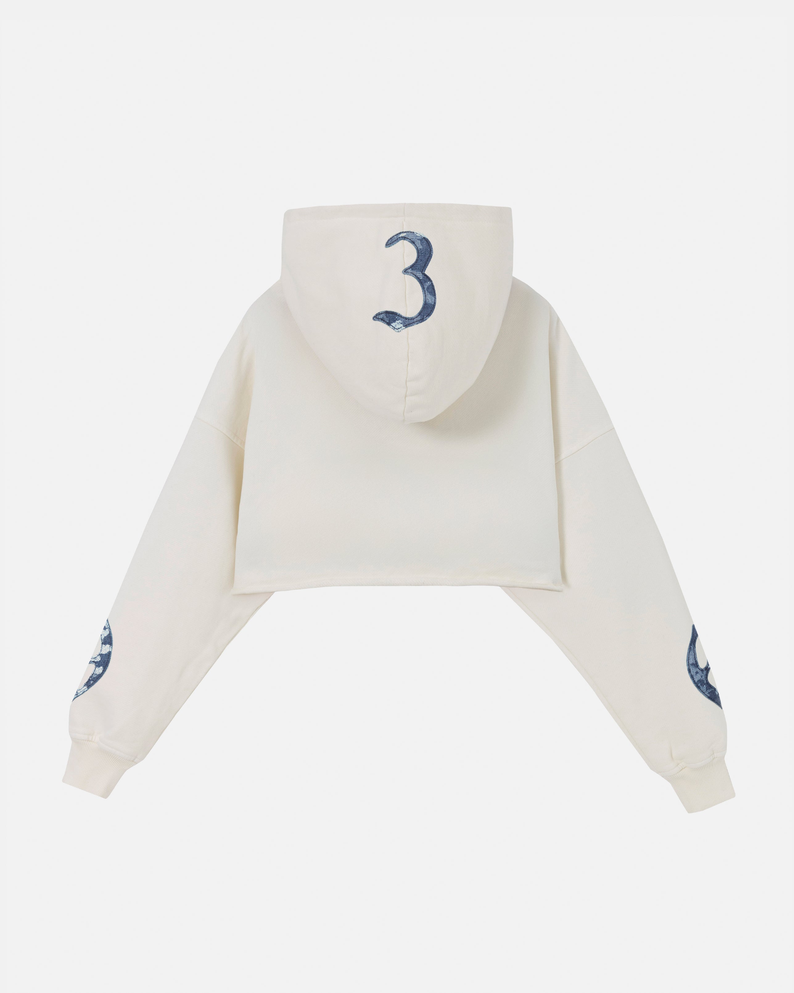Capsule 369 Cropped Hoodie Cream