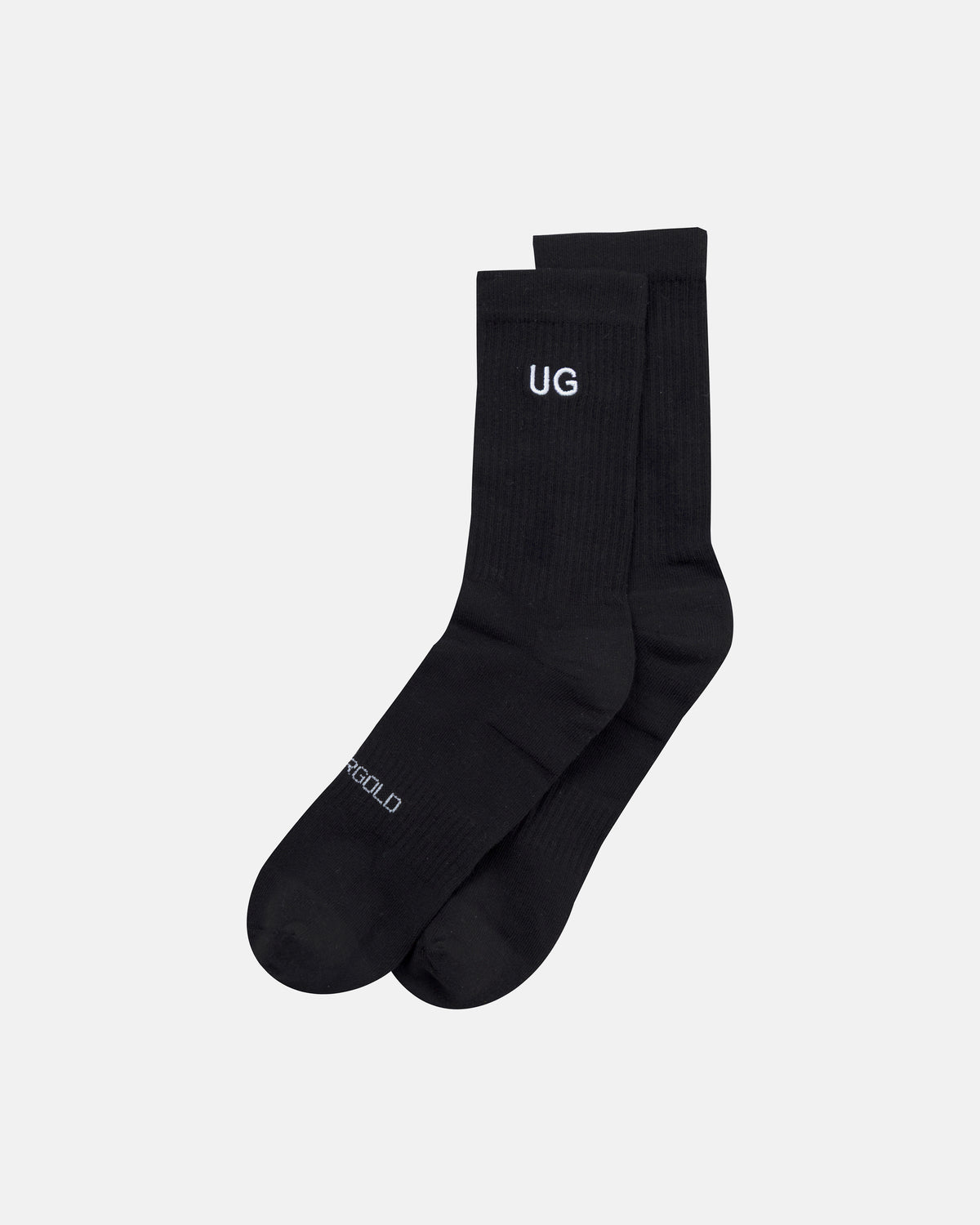 Basics Embroidered UG Socks Black