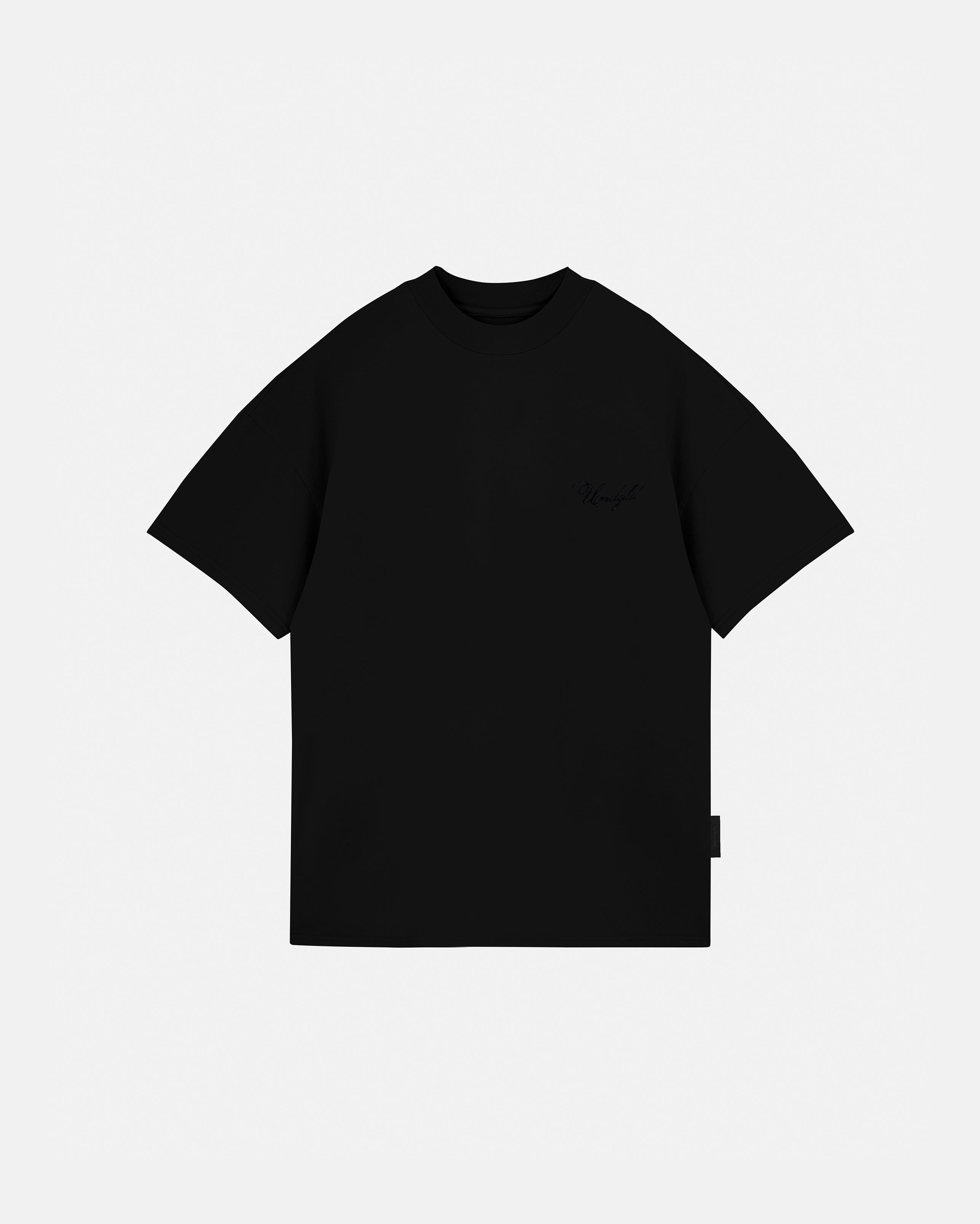 Basics Peached Undgld Tshirt Black