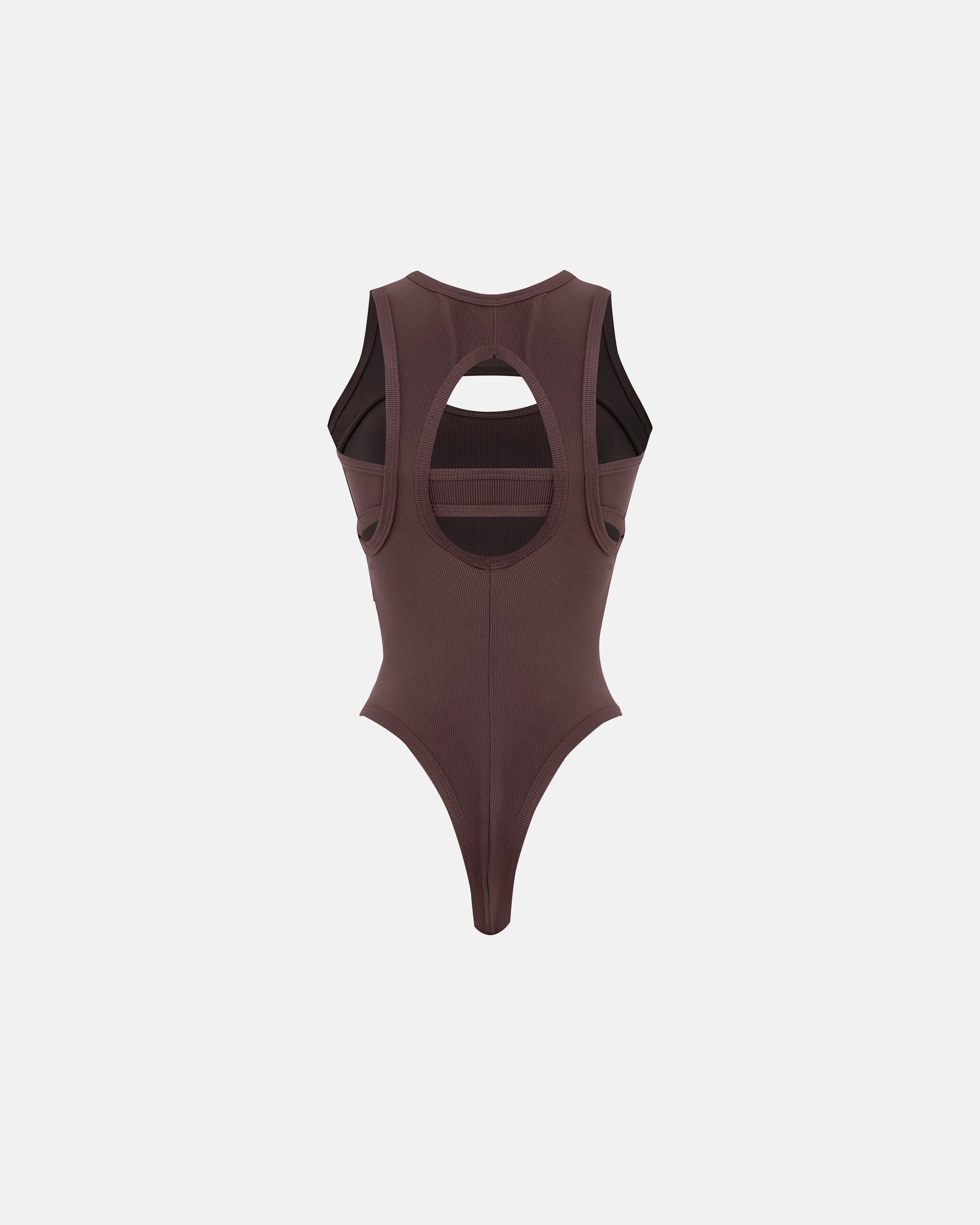 Basics Oval Bodysuit Afogato