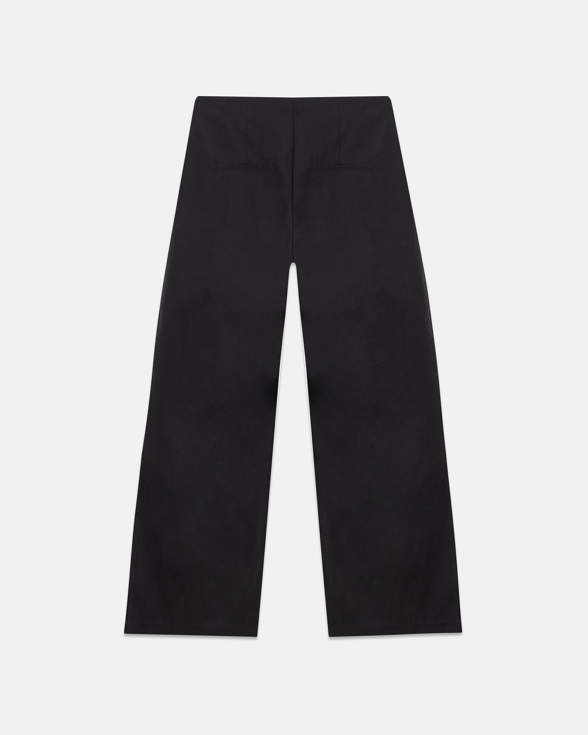 W Line Basic Wide Trousers Black