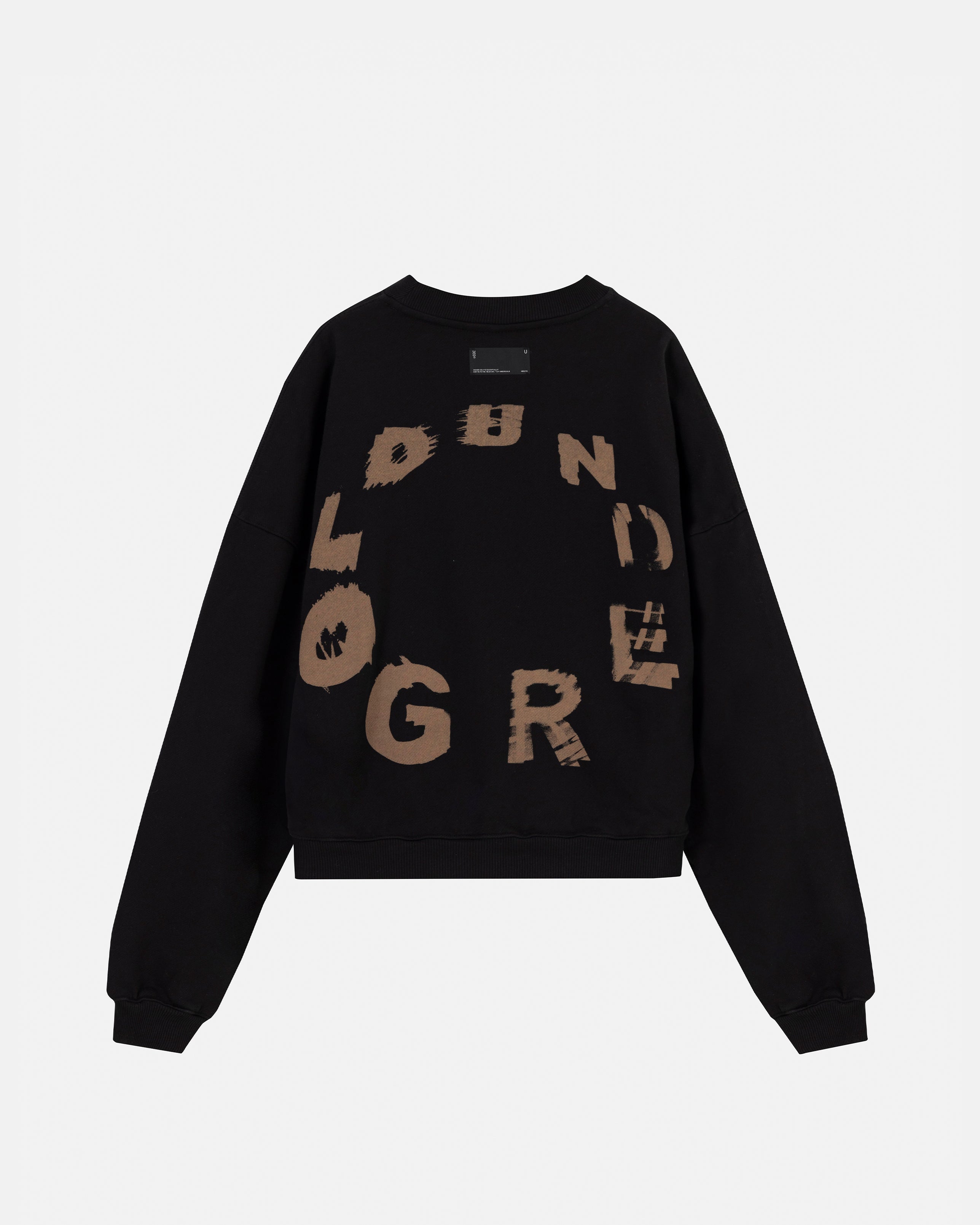 Echoes Tremor Boxy Fit Crewneck Black