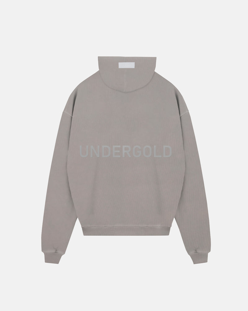 Line Logo Hoodie Washed Gray